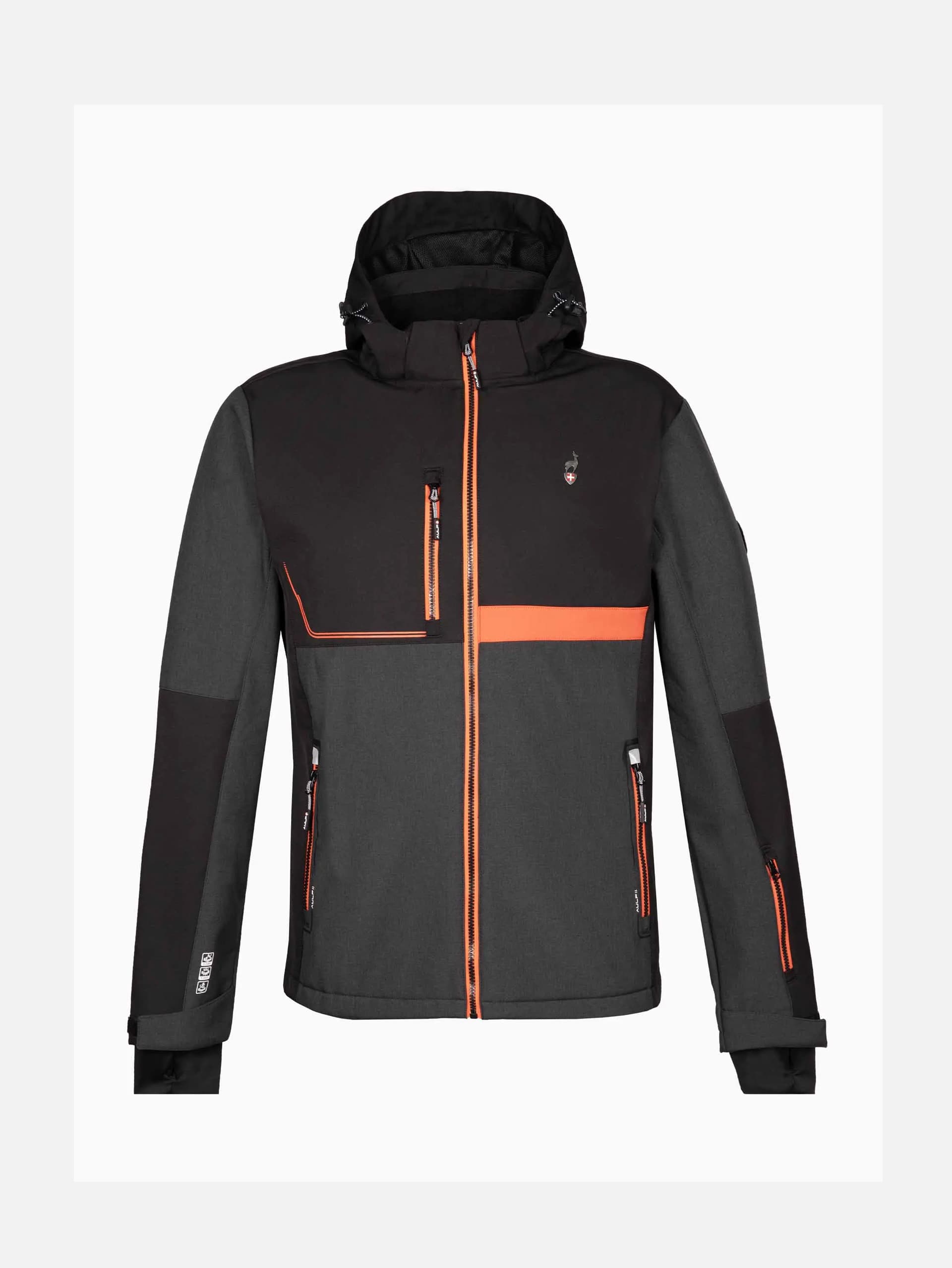 VESTE SOFTSHELL VEGAS - ANTHRACITE MELANGE