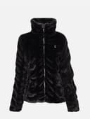 VESTE FAUSSE FOURRURE VILMA BLACK