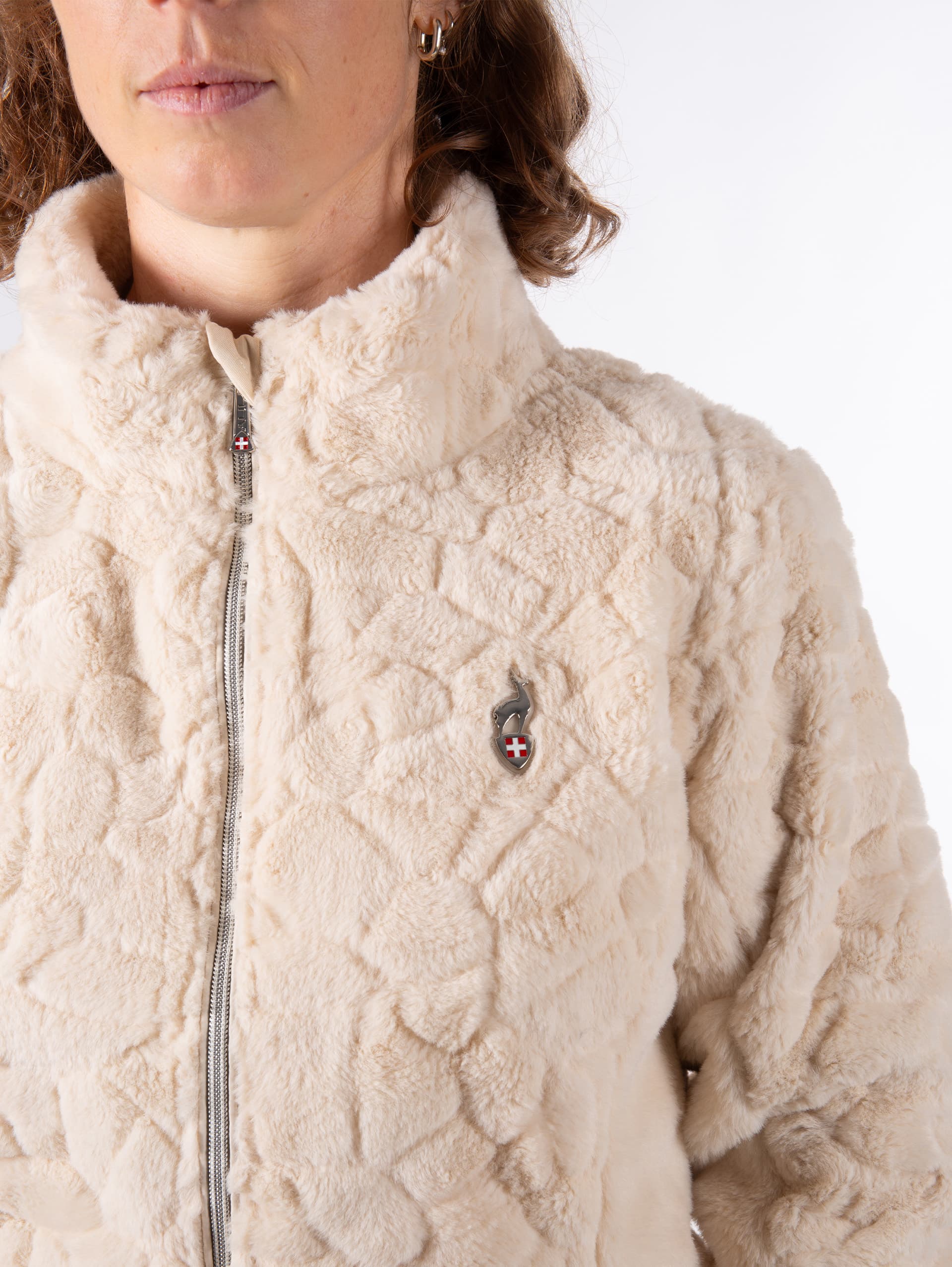 VESTE FAUSSE FOURRURE VINCI - SWANN 1