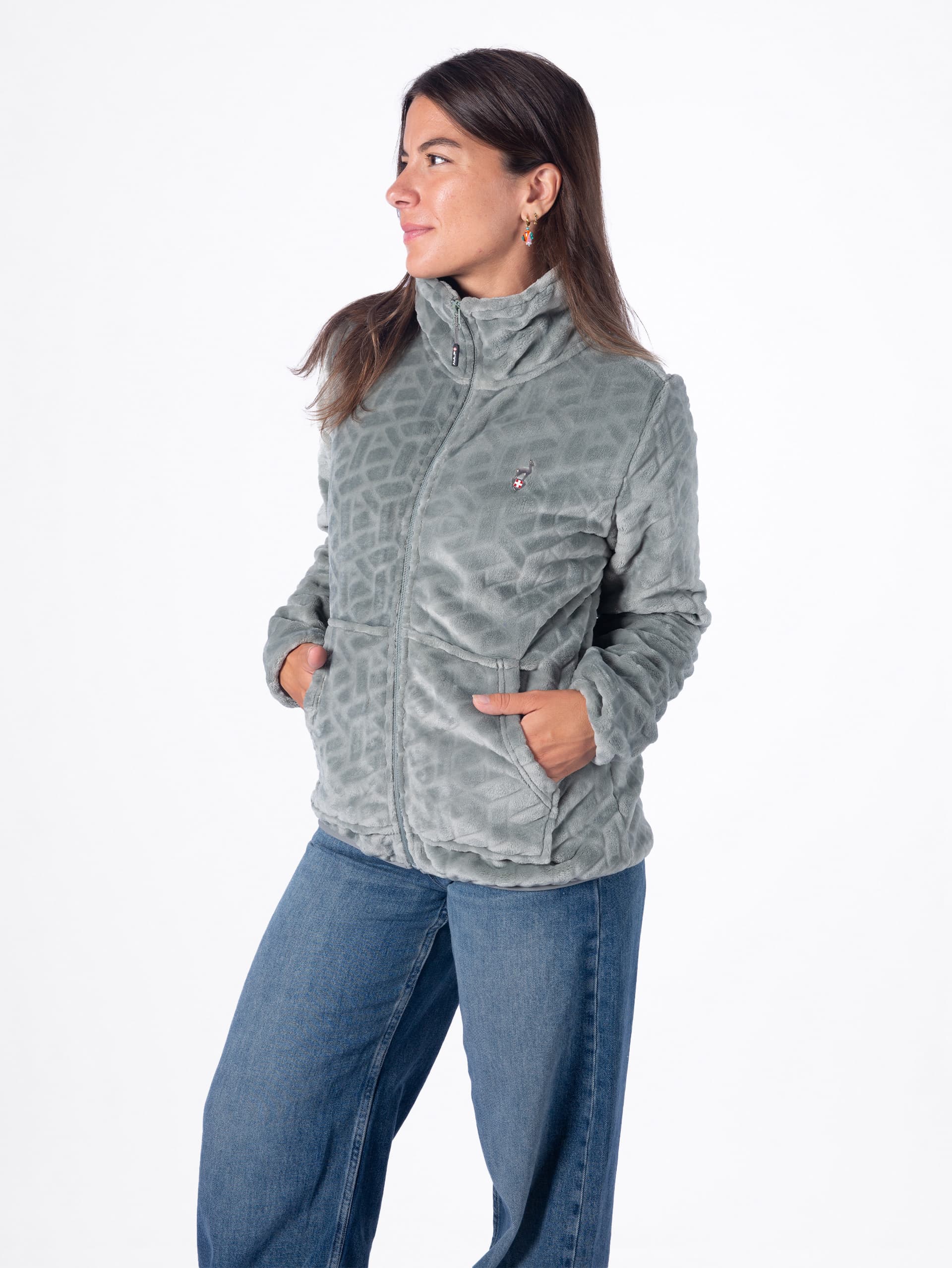 POLAIRE FEMME VIRLO - LICHEN