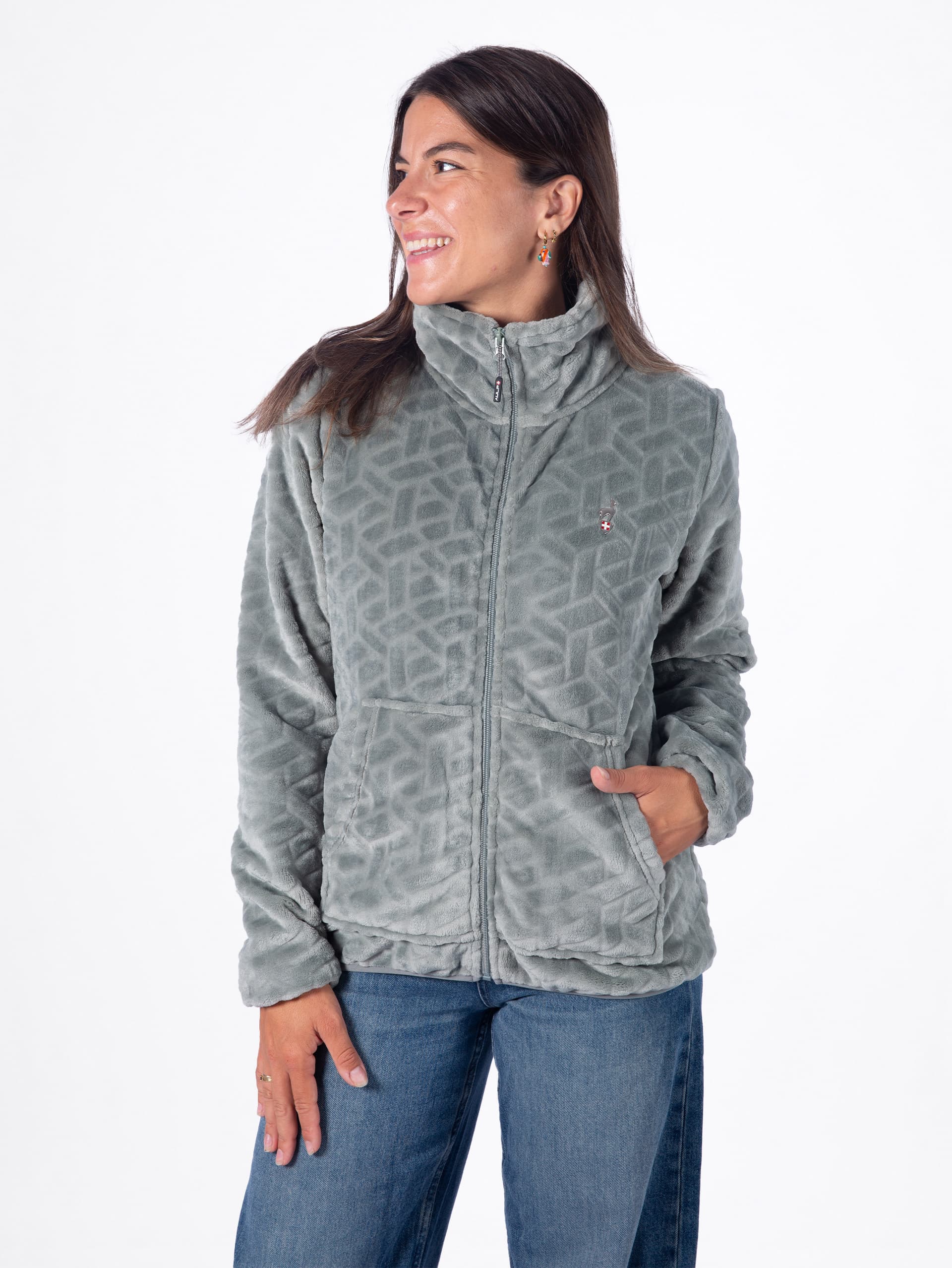 POLAIRE FEMME VIRLO - LICHEN