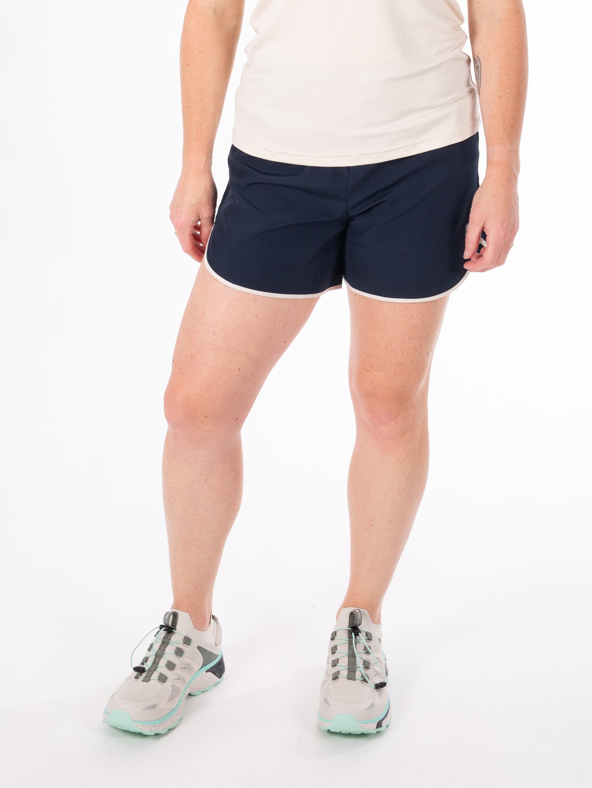 SHORT FEMME BADIE - NAVY