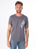 T-shirt BODER - STEEL GREY