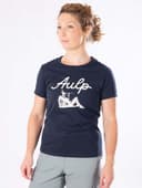 T-SHIRT BANNE FEMME - NAVY