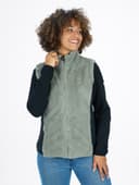 VESTE FAUSSE FOURRURE FEMME CANEL - LICHEN