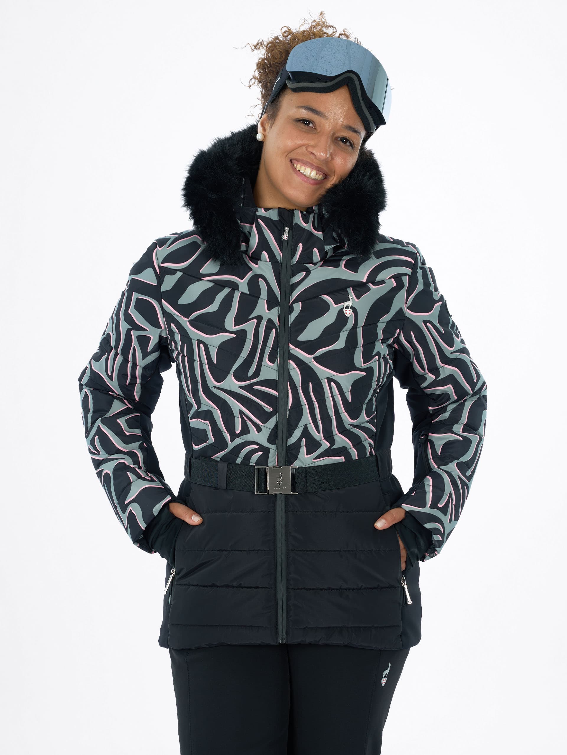 VESTE DE SKI FEMME CAPRI - AO WILD FLORA