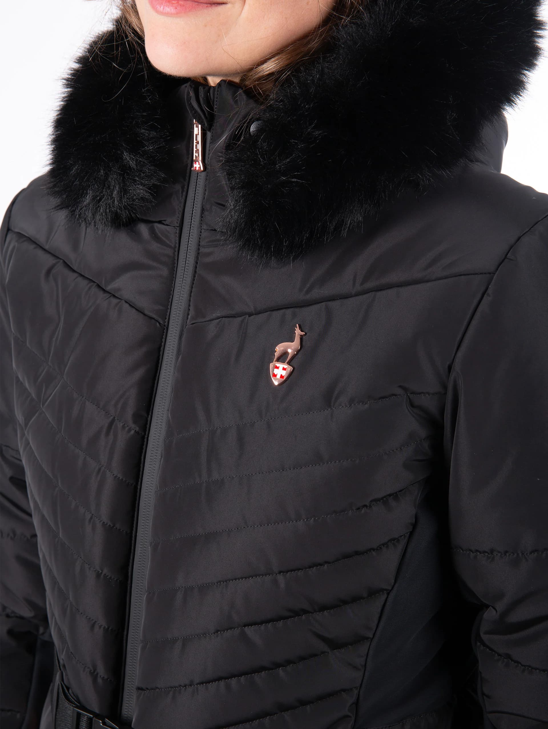 VESTE DE SKI FEMME CARIN - BLACK