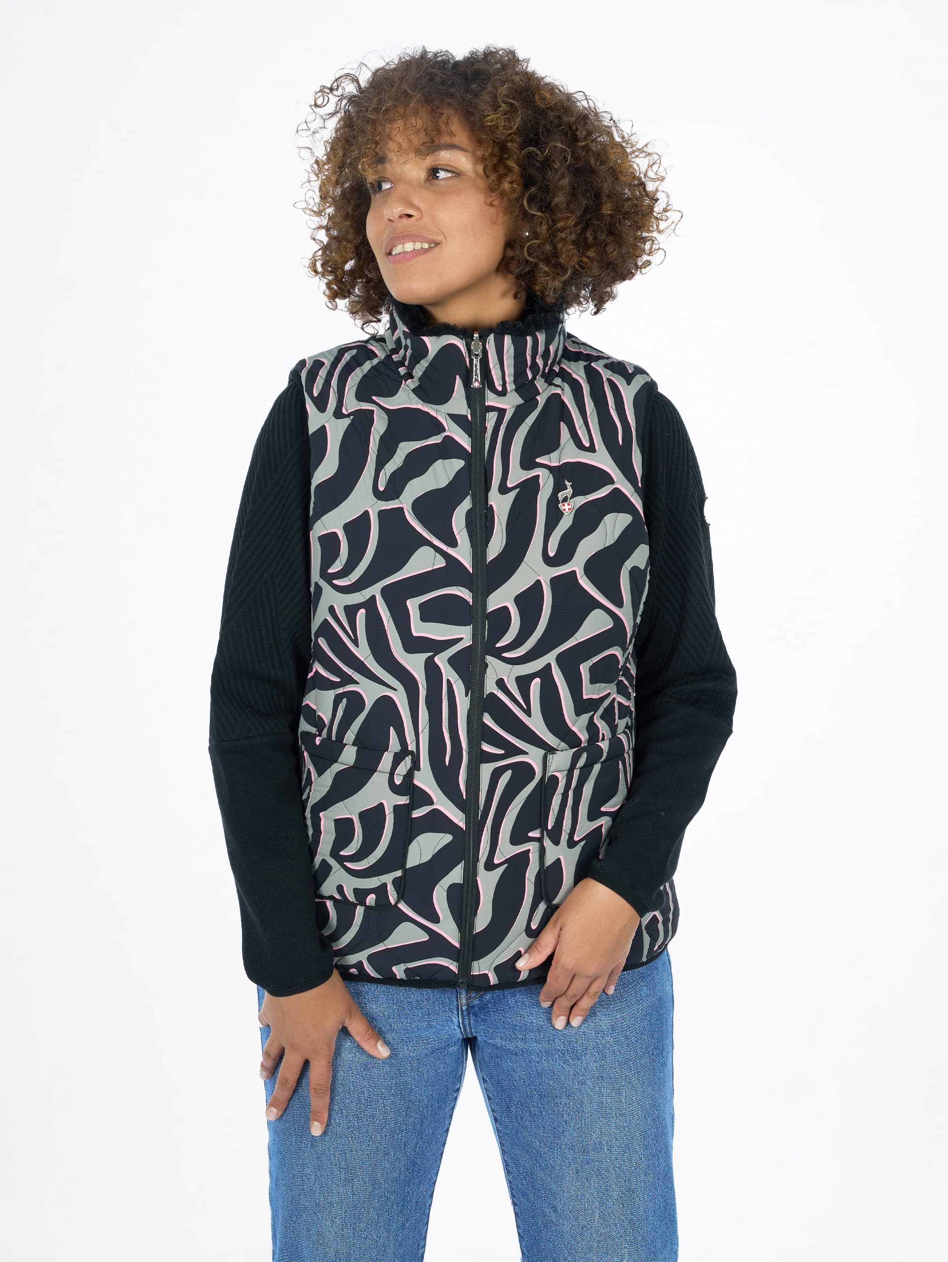VESTE SANS MANCHES FEMME CAROL - AO WILD FLORA