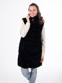 Veste fausse fourrure CARRA - BLACK 1