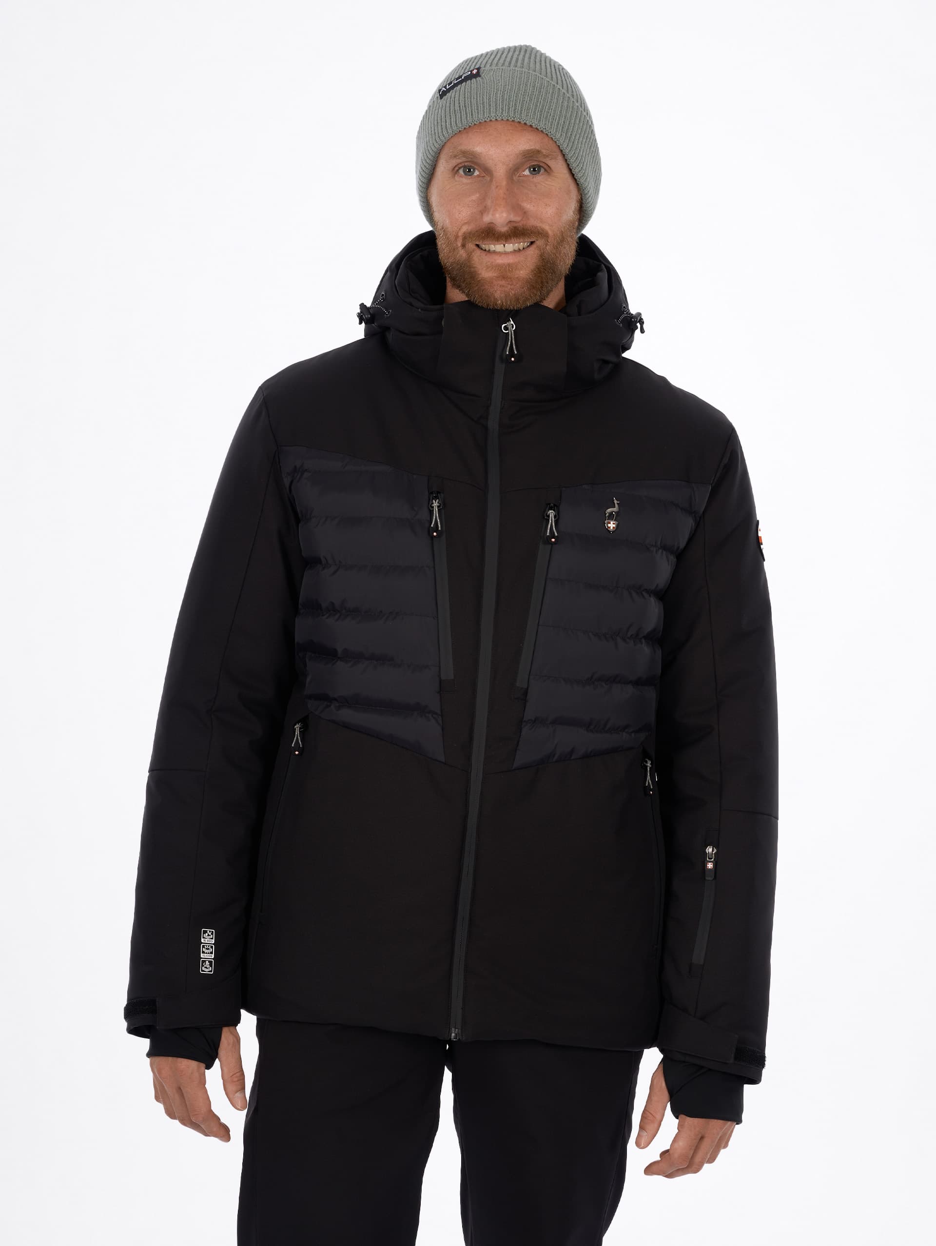 VESTE DE SKI HOMME CESAR - BLACK