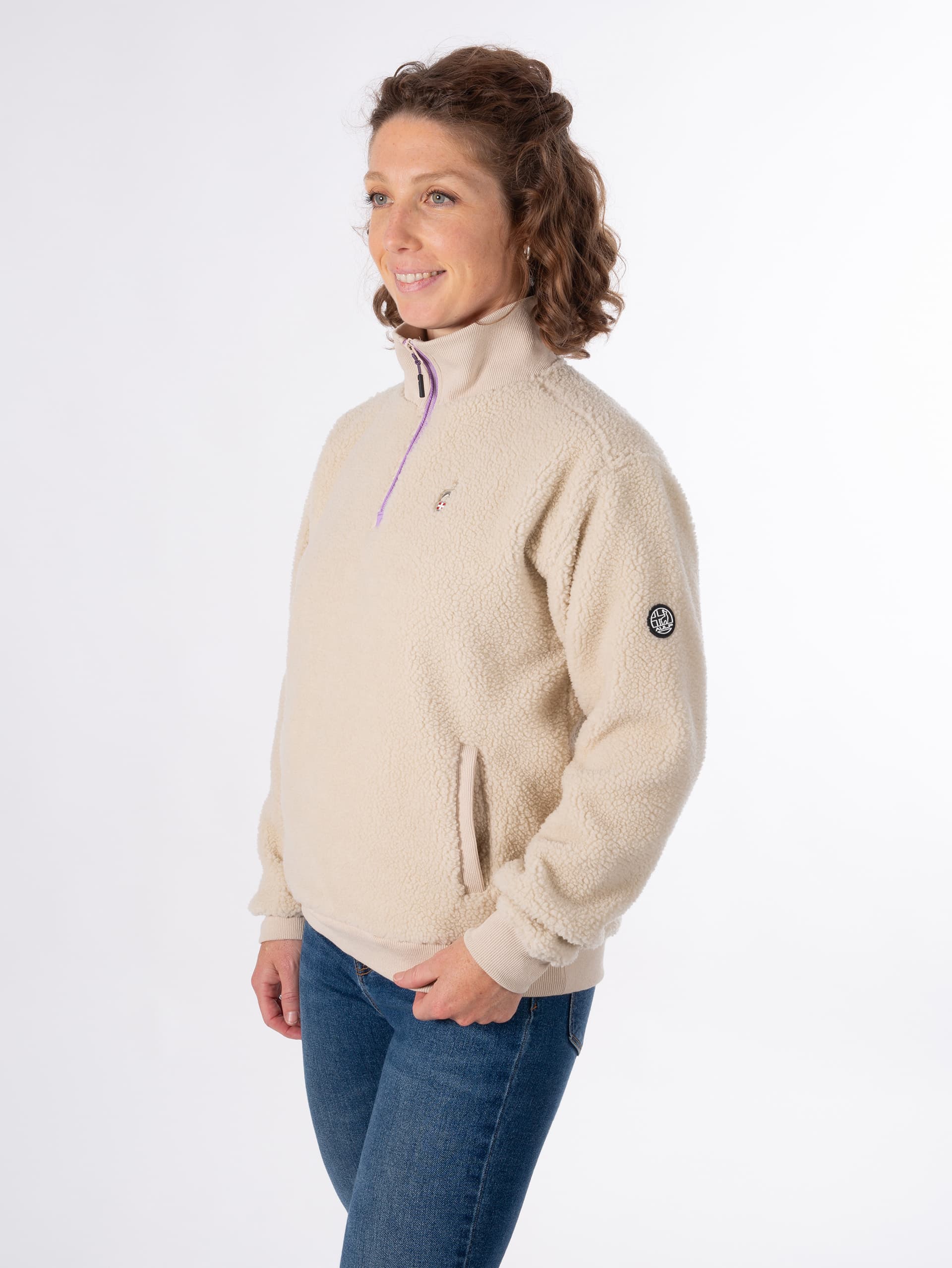 polaire FEMME clara - GREIGE