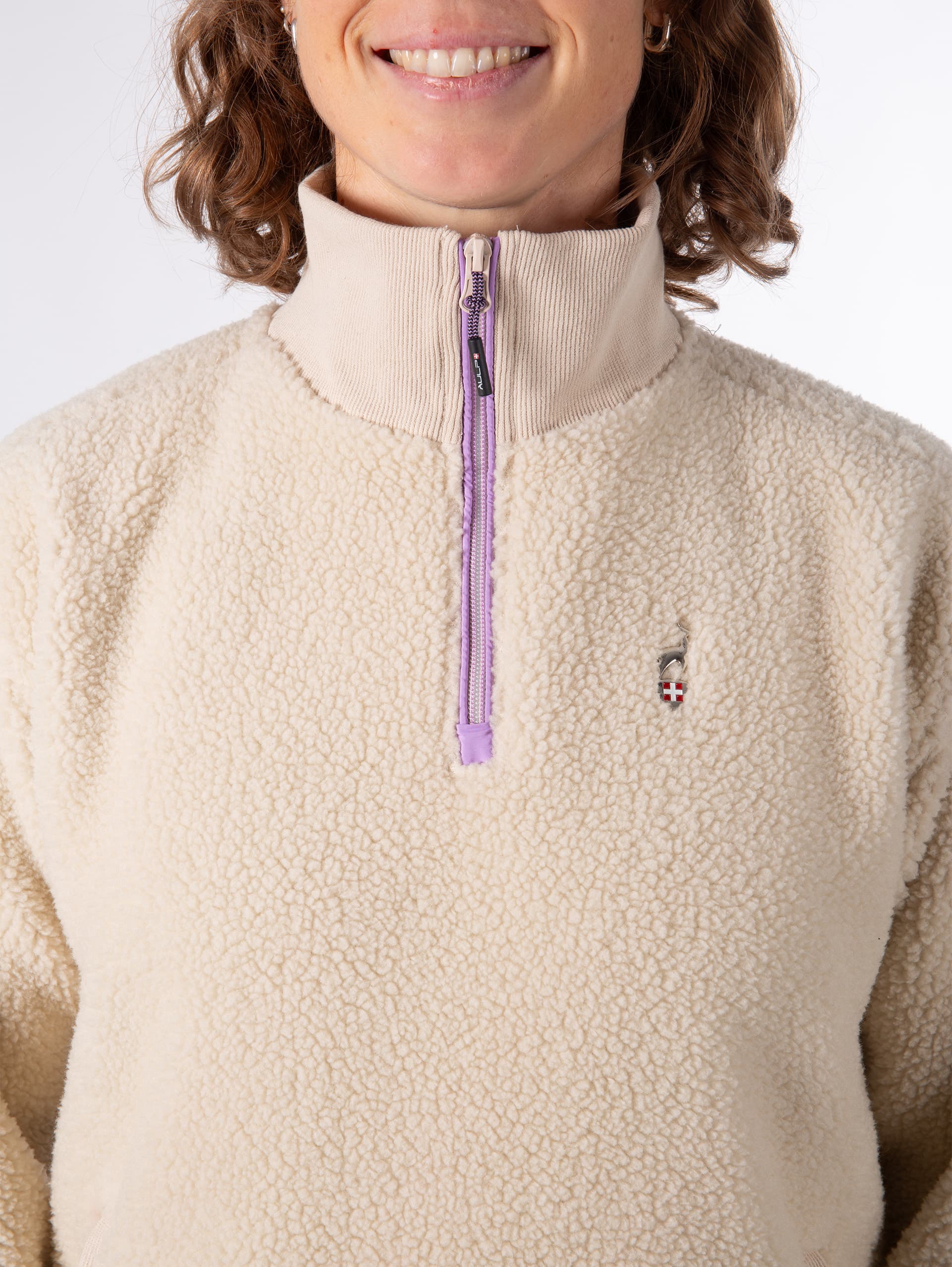 polaire FEMME clara - GREIGE