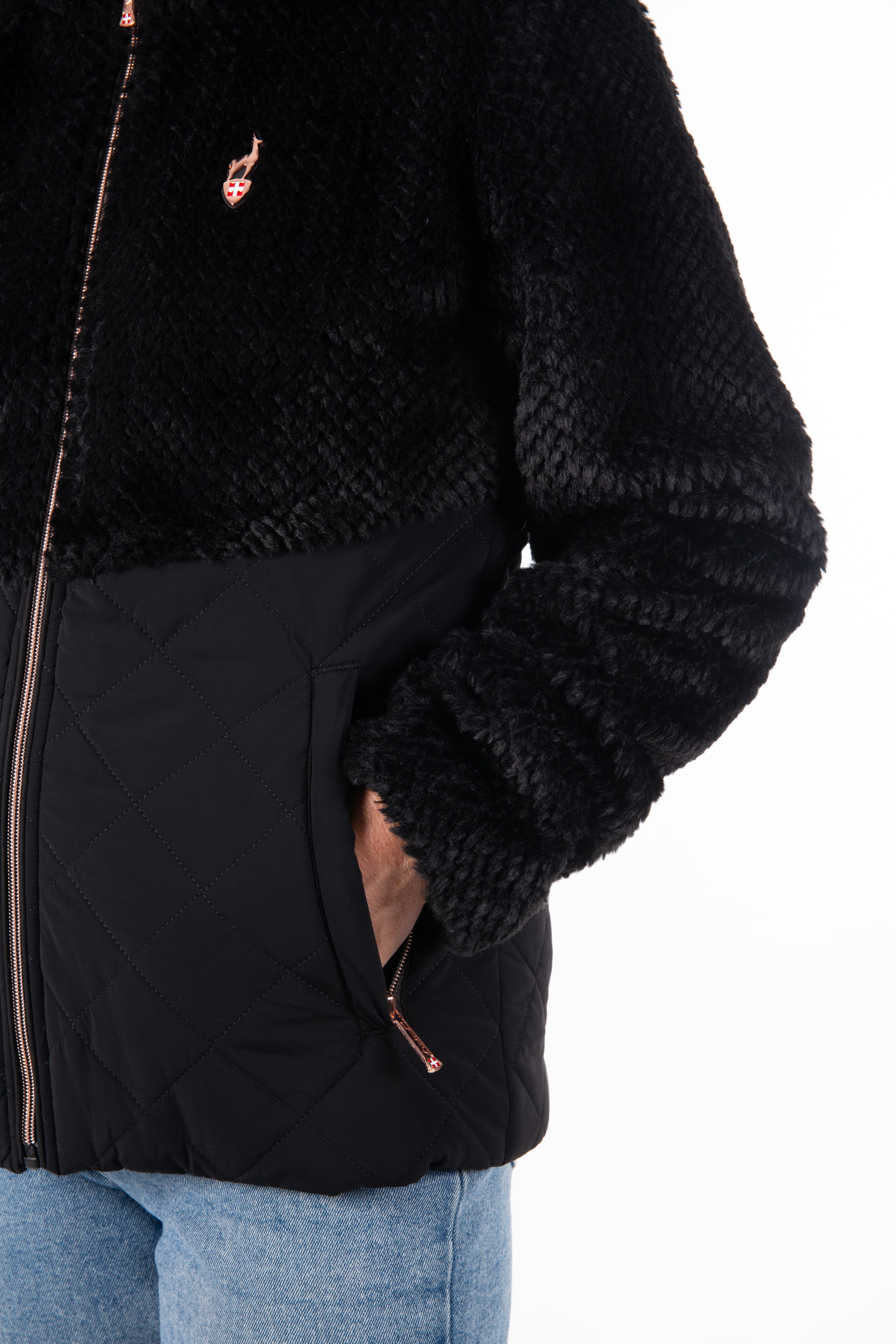 VESTE COCCO - BLACK