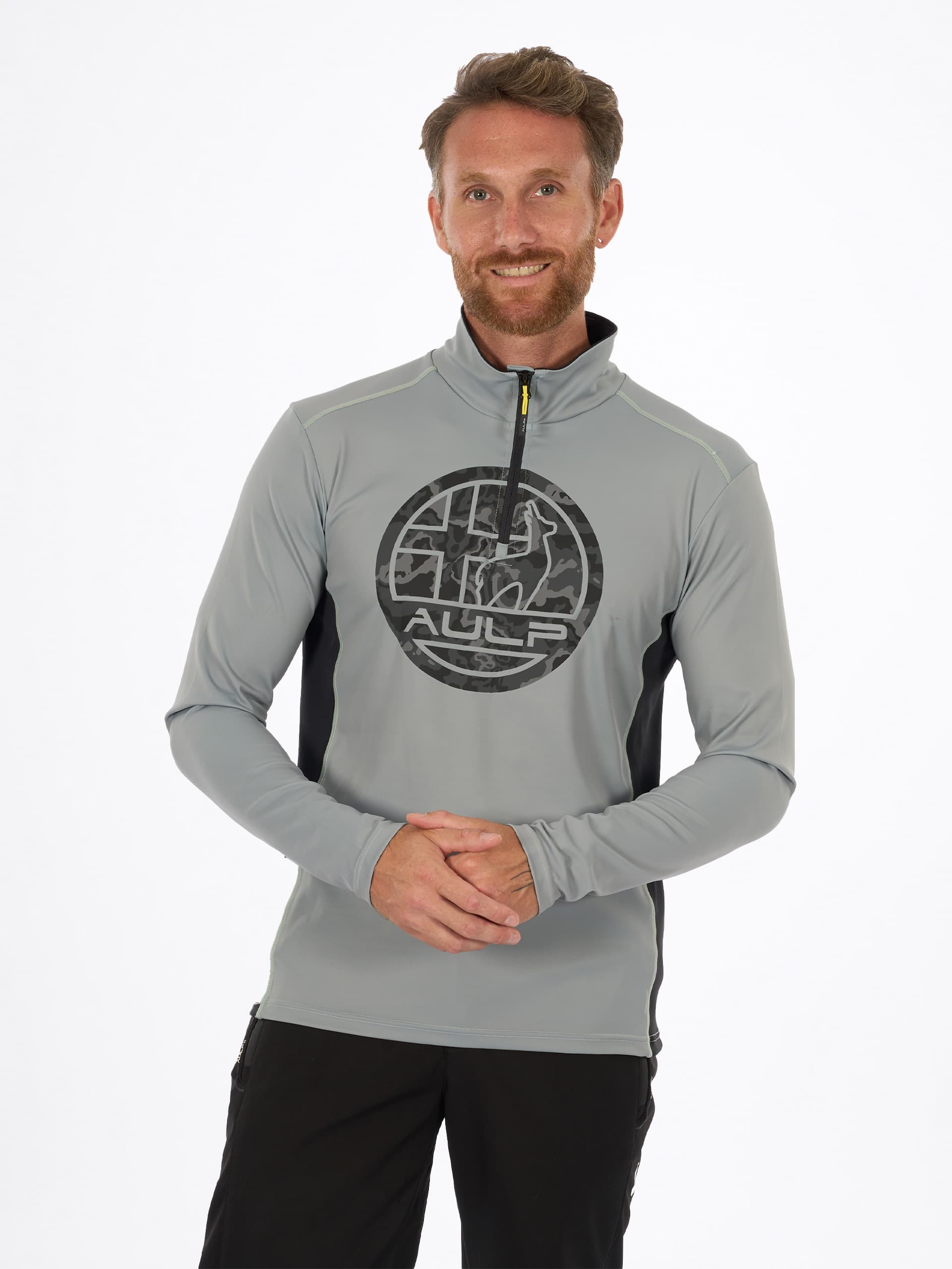 COREY MEN'S THERMAL BASE LAYER - LICHEN
