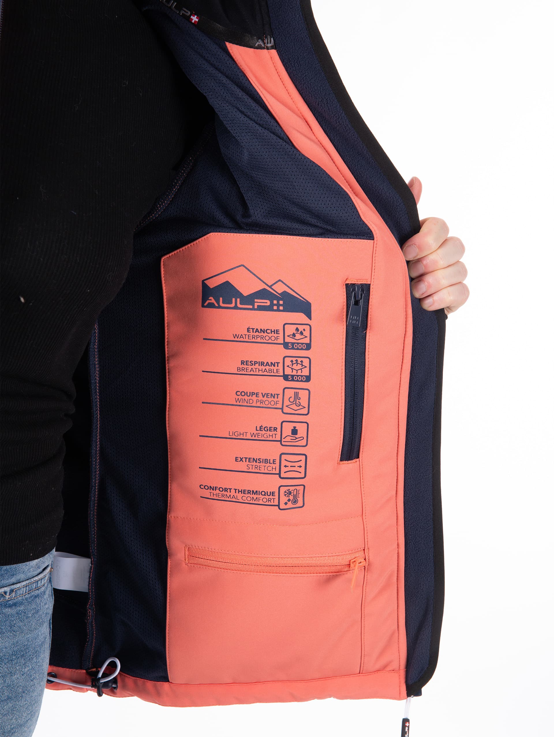 VESTE SOFTSHELL CURRY - HBISCUS