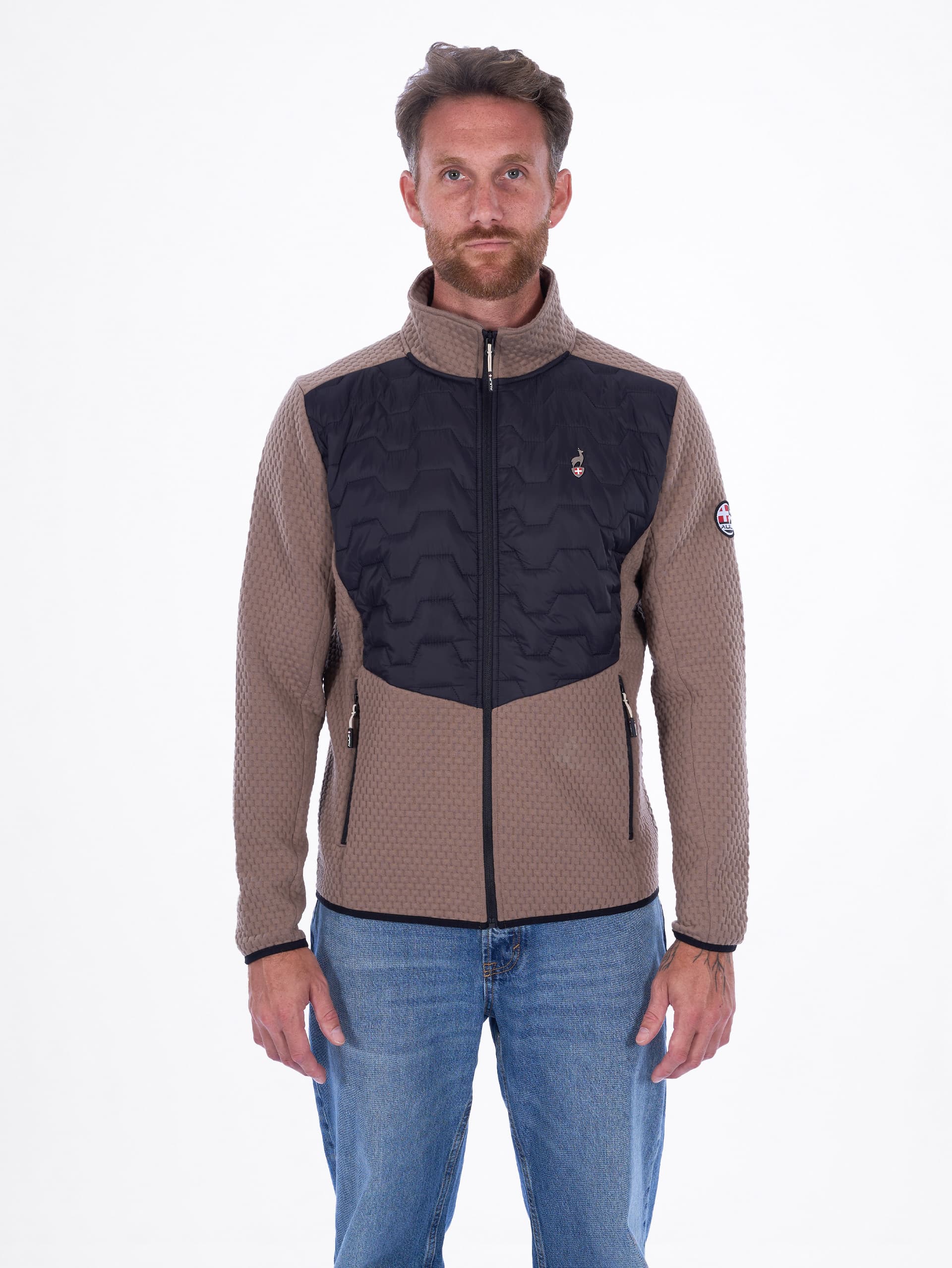 VESTE HYBRIDE HOMME CHAUN - CAPPUCCINO