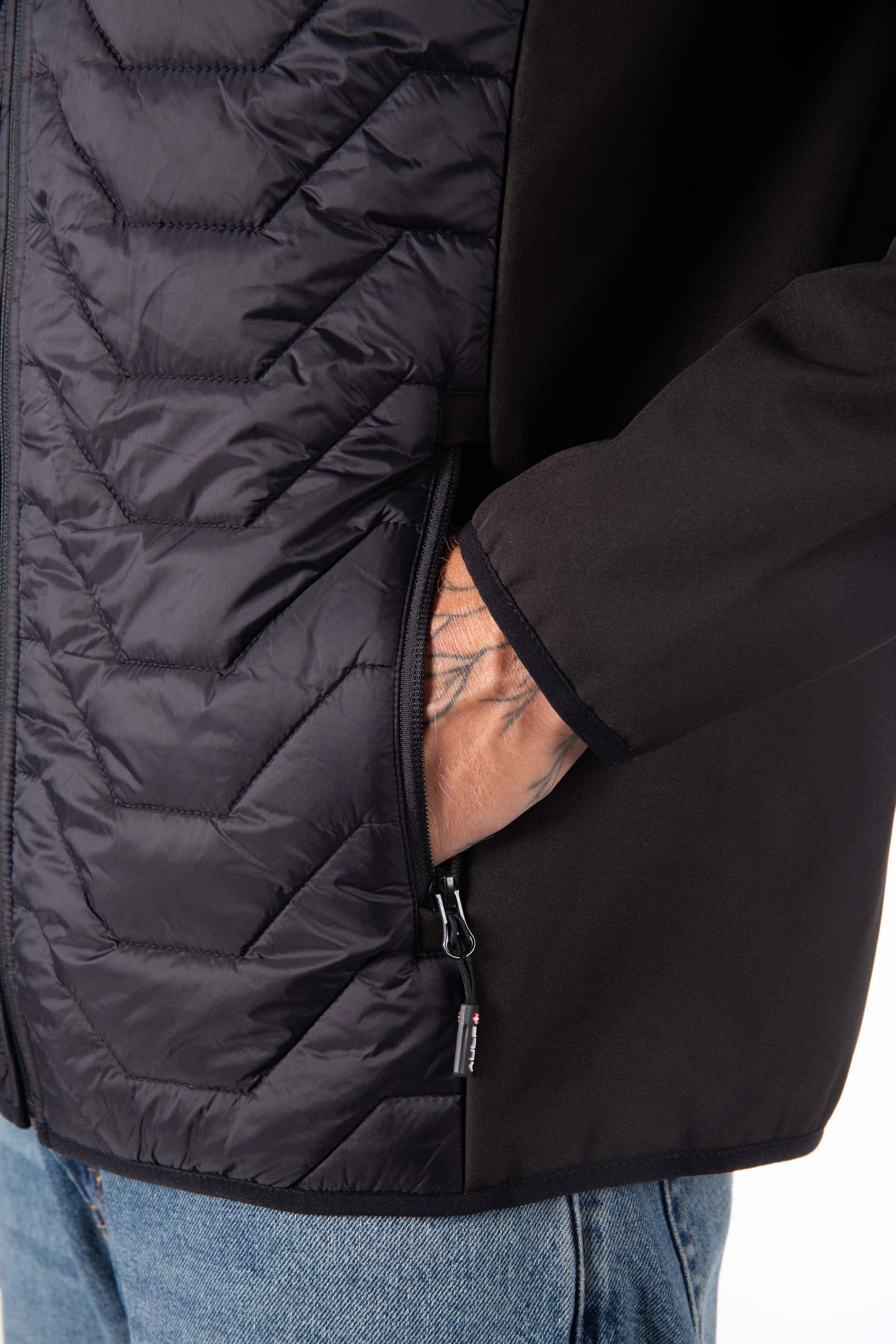 VESTE HYBRIDE HOMME CLINT - BLACK 1