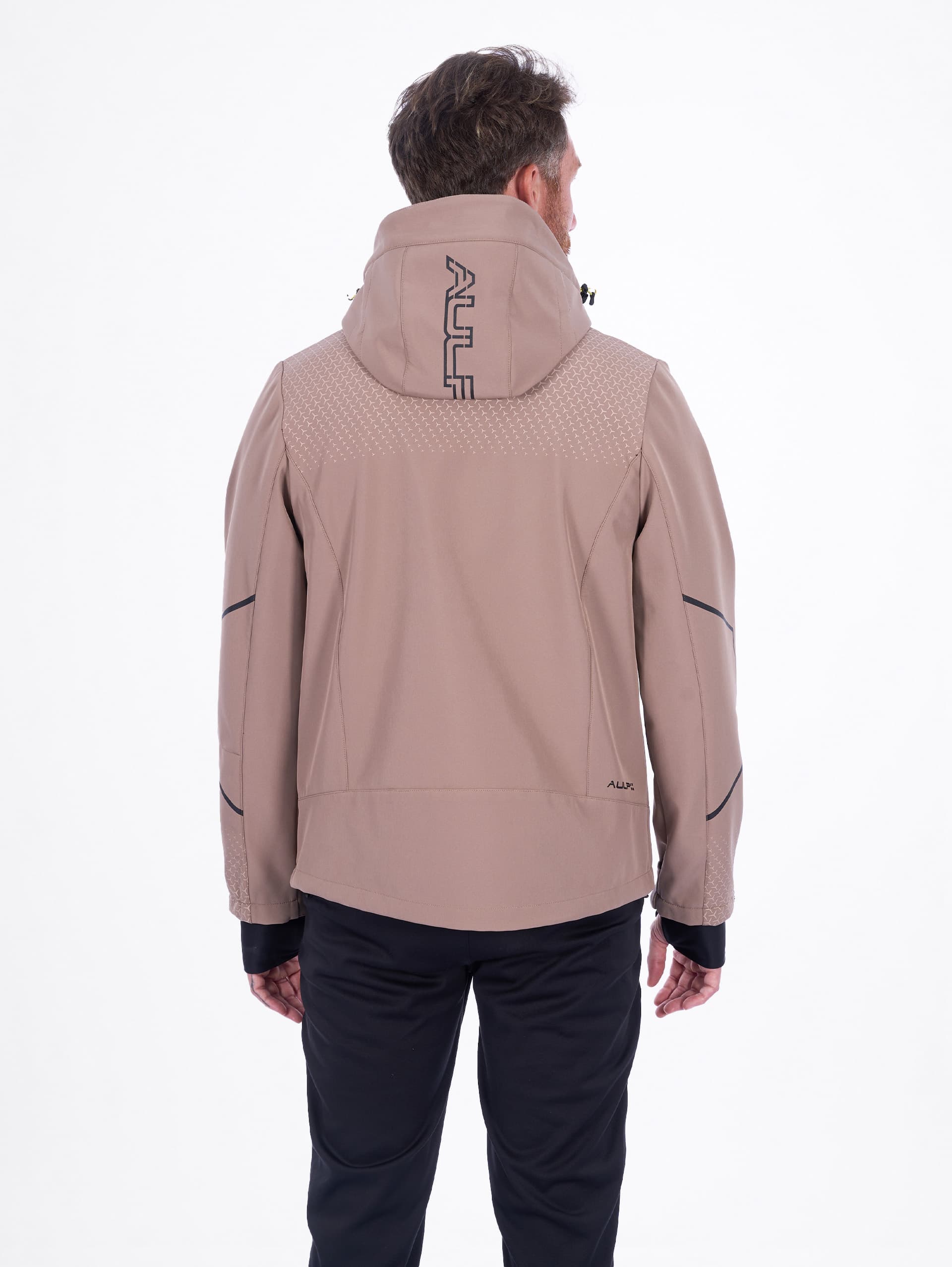 CYRUS Men's softhsell jacket - CAPPUCCINO