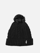 BONNET FEMME AULP POMPON BLACK