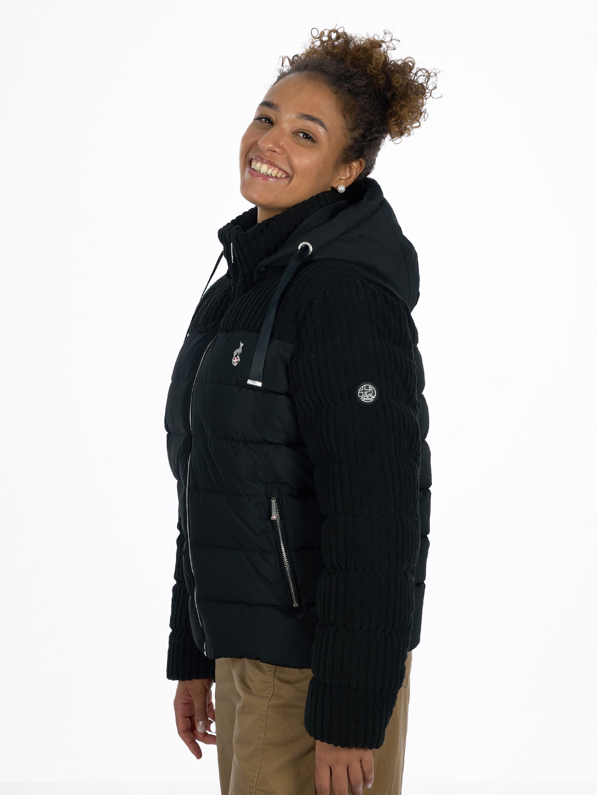 Women's Padded Jacket CATEY - BLACK