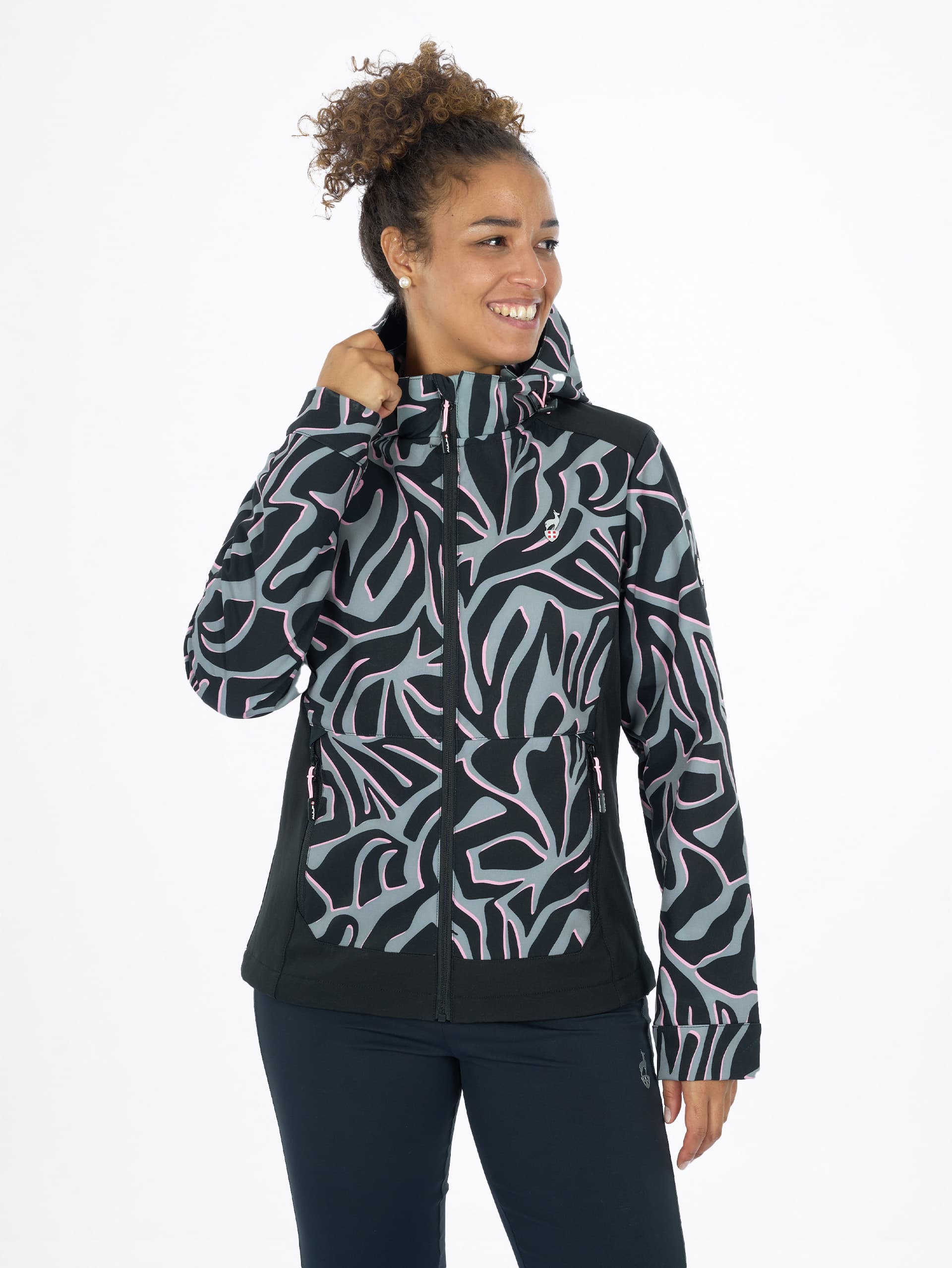 VESTE SOFTSHELL FEMME ECIME - AO WILD FLORA