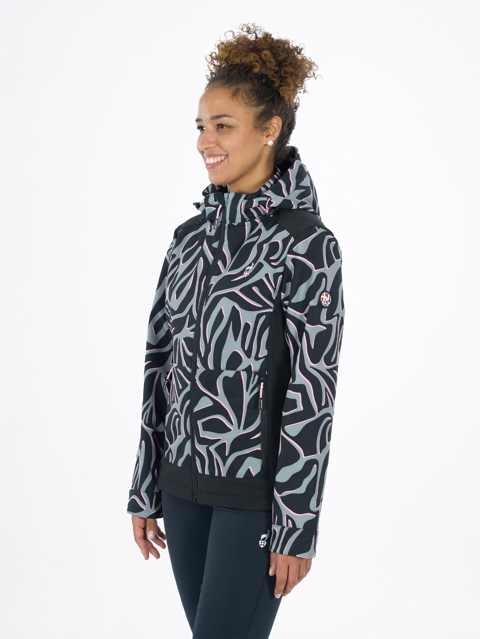 VESTE SOFTSHELL FEMME ECIME - AO WILD FLORA