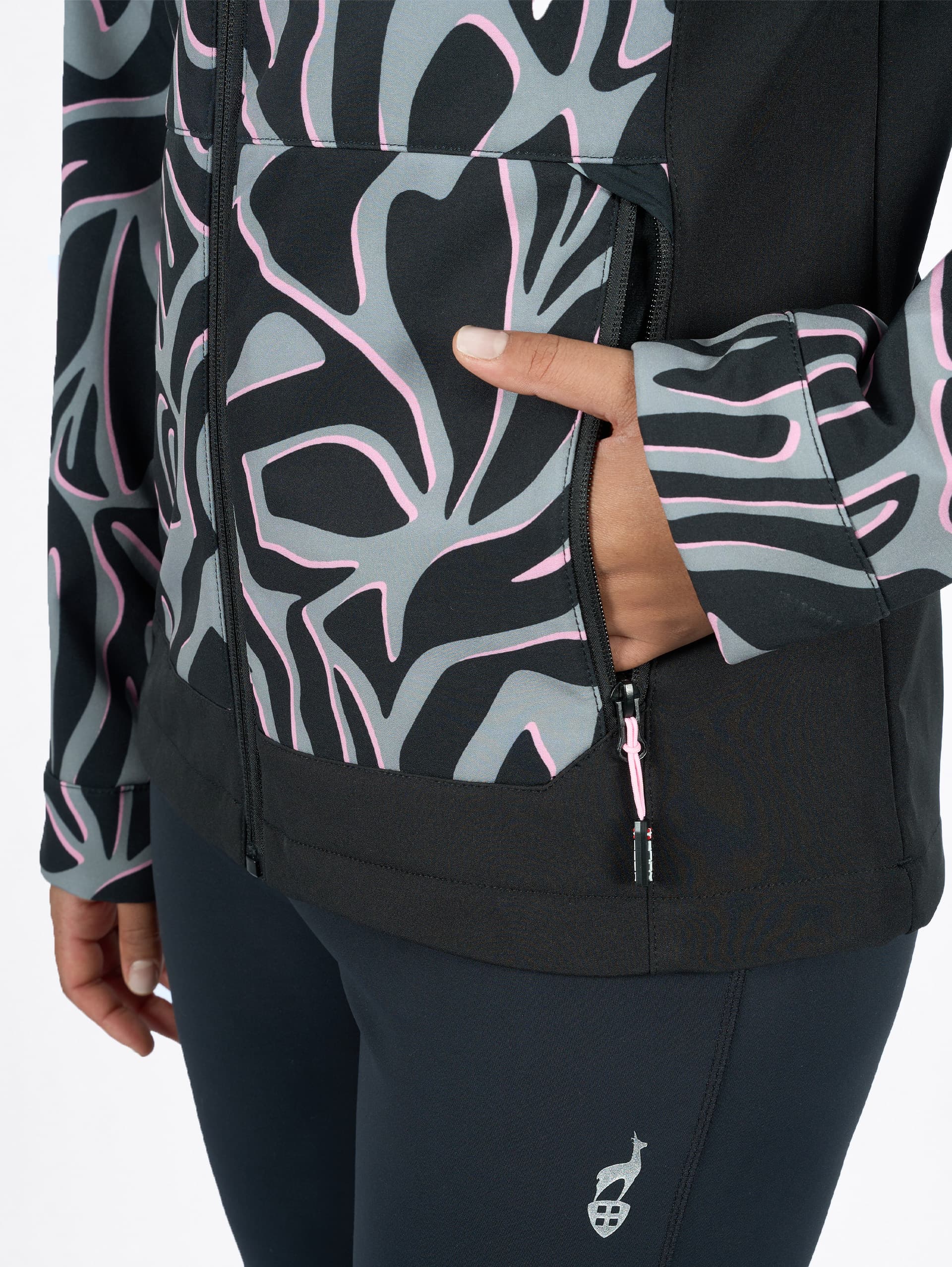 VESTE SOFTSHELL FEMME ECIME - AO WILD FLORA