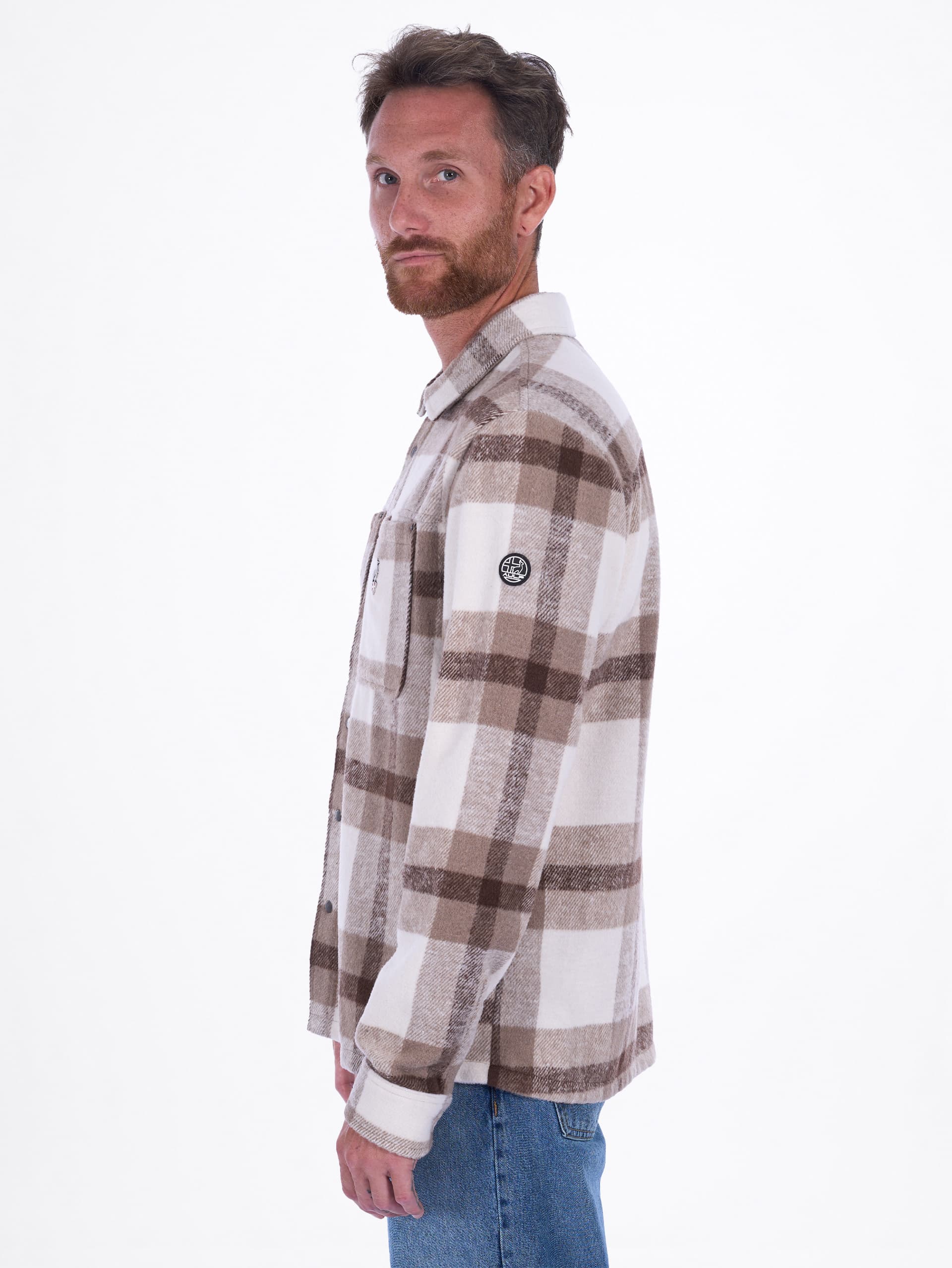 CHEMISE HOMME ETIEN - CAPPUCCINO