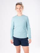T-shirt à manches longues femme DIXIE - MINERAL BLUE
