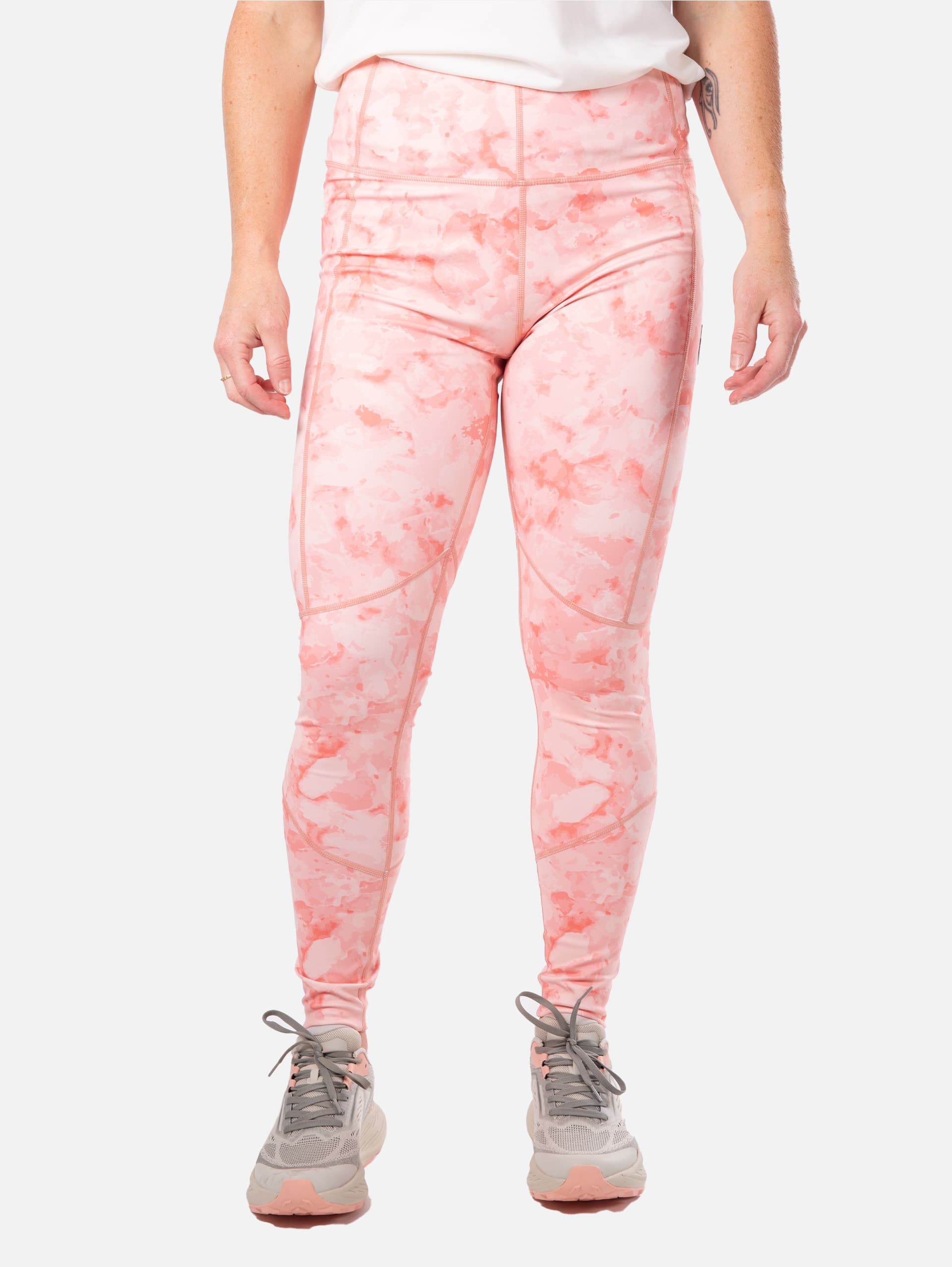 Legging femme DETER - PEACH AOP