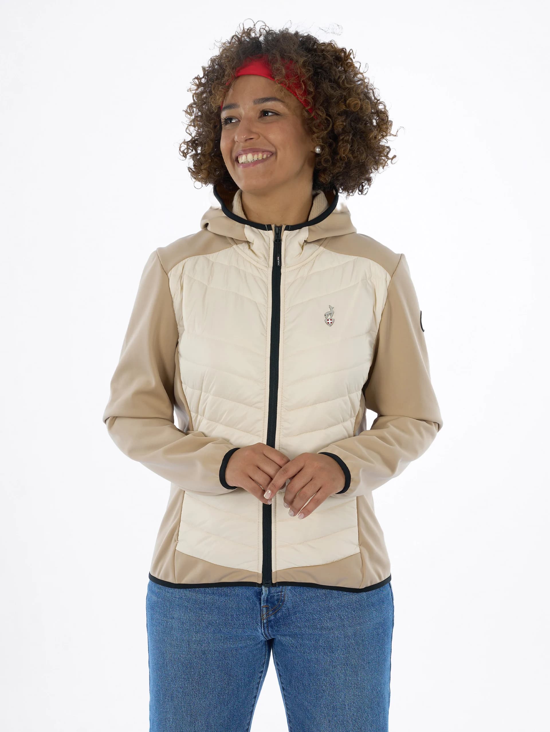 Veste hybride femme ELLIE - CAPPUCINO