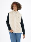 VESTE FAUSSE FOURRURE SANS MANCHES ENIDE FEMME - SWANN