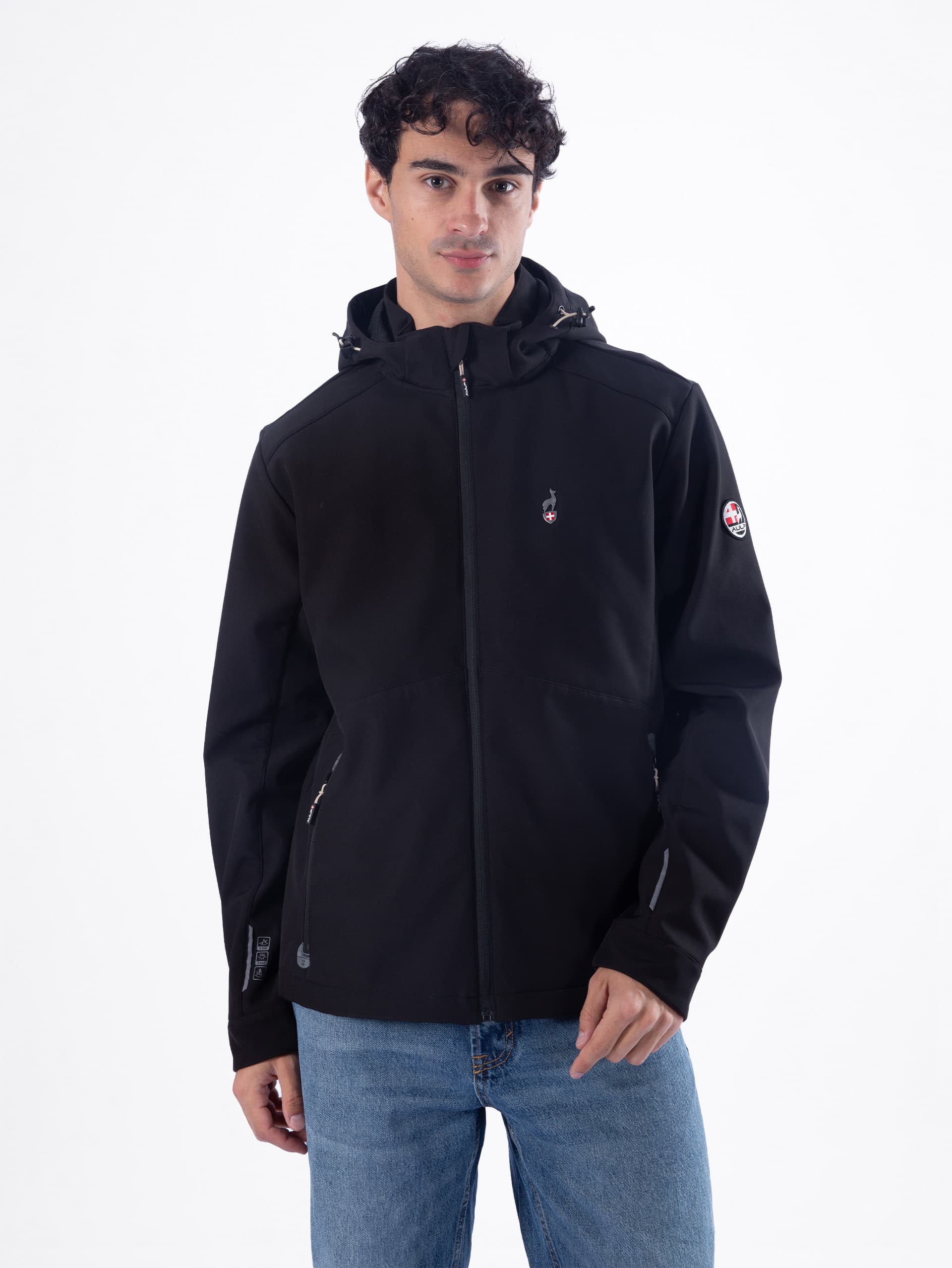 Men's ENILO Softshell Jacket - BLACK