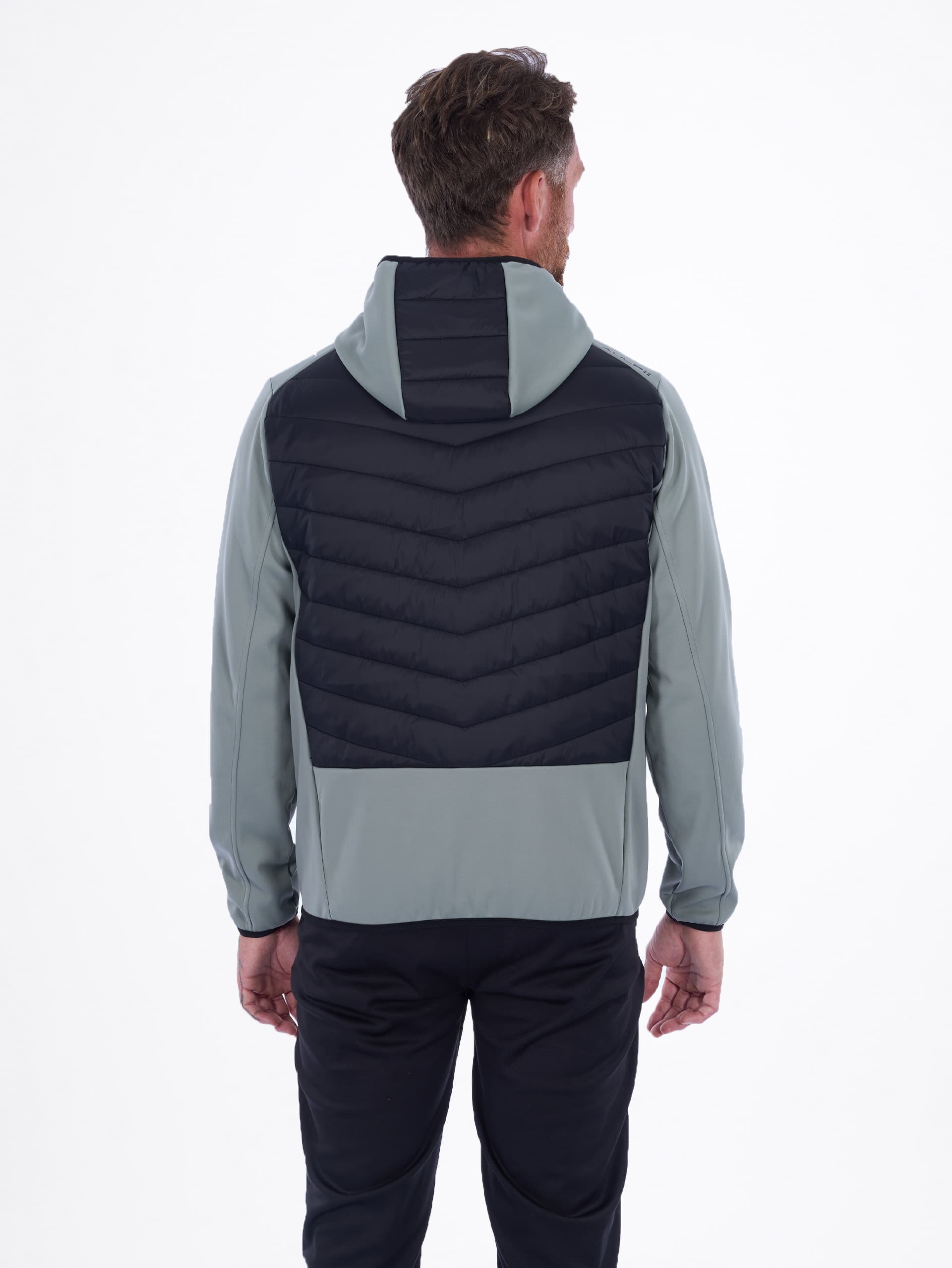 VESTE HYBRIDE HOMME ELMER - LICHEN