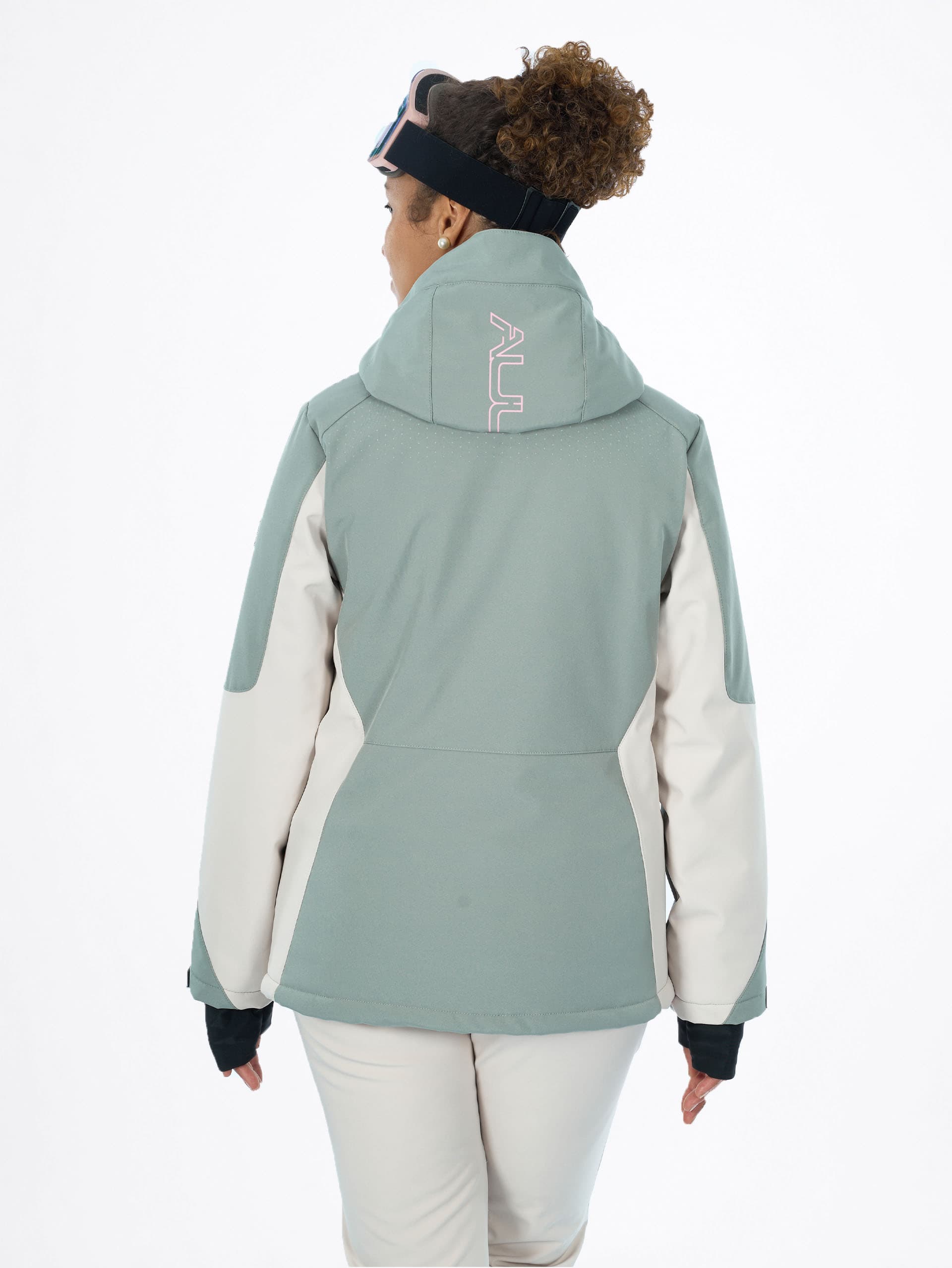 VESTE DE SKI FEMME EAGLE - LICHEN