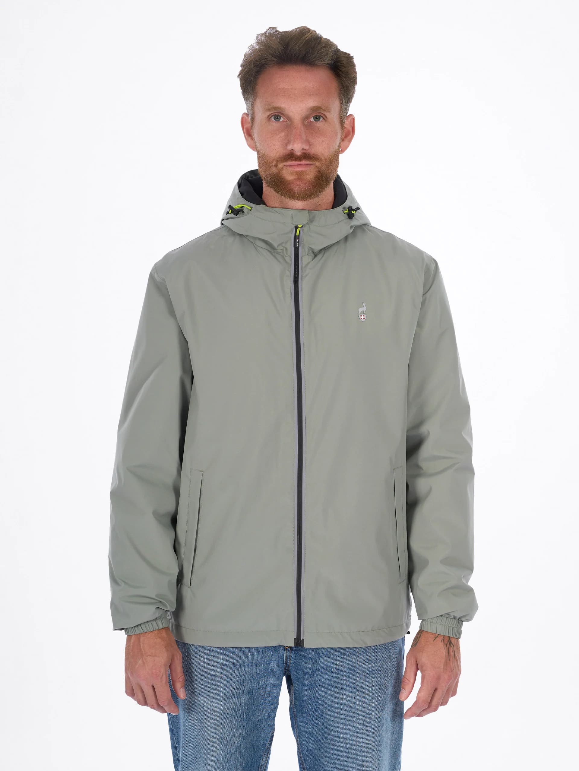 VESTE IMPERMEABLE HOMME EDGAR - LICHEN
