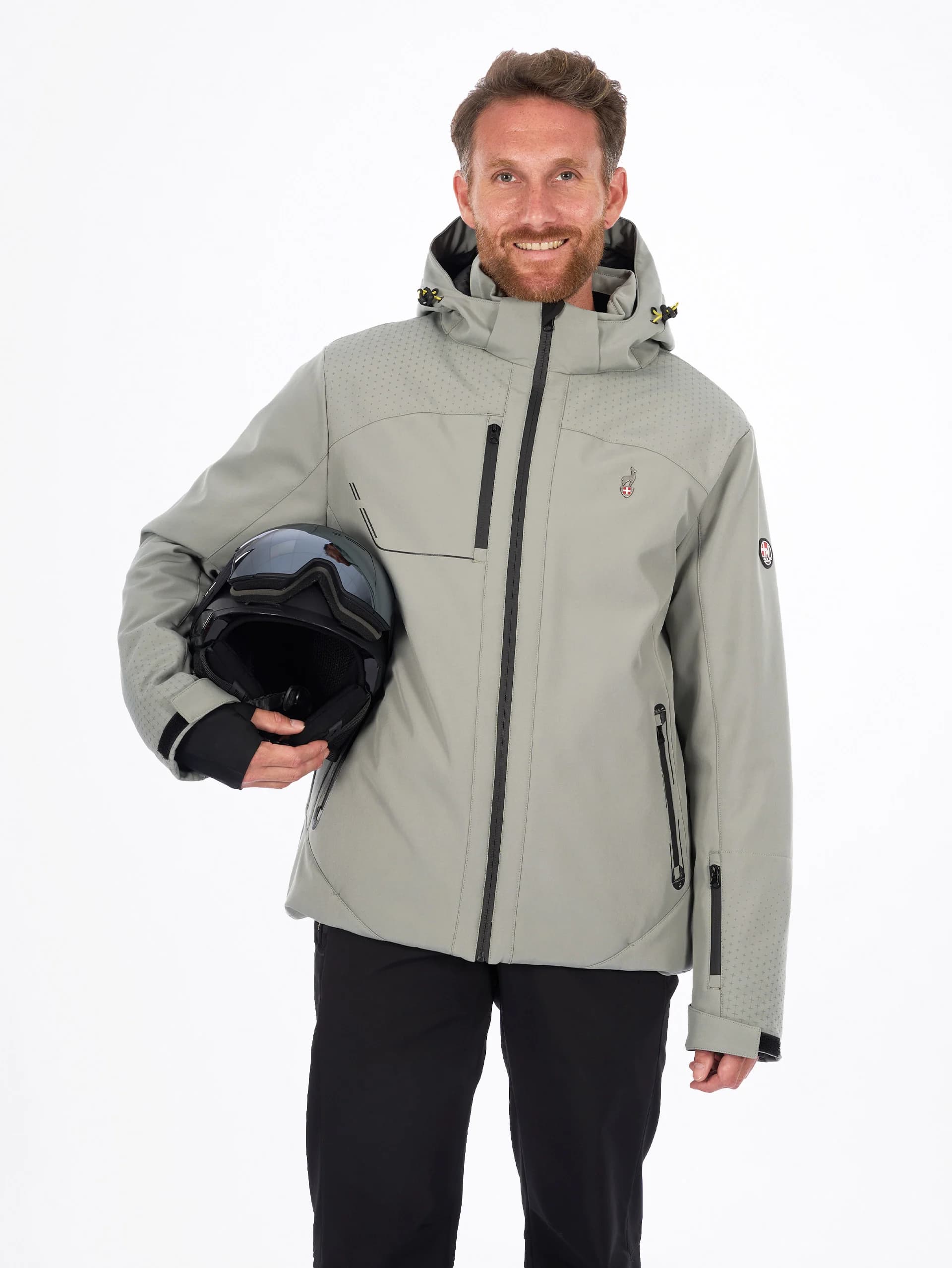 VESTE DE SKI HOMME ELROY - LICHEN
