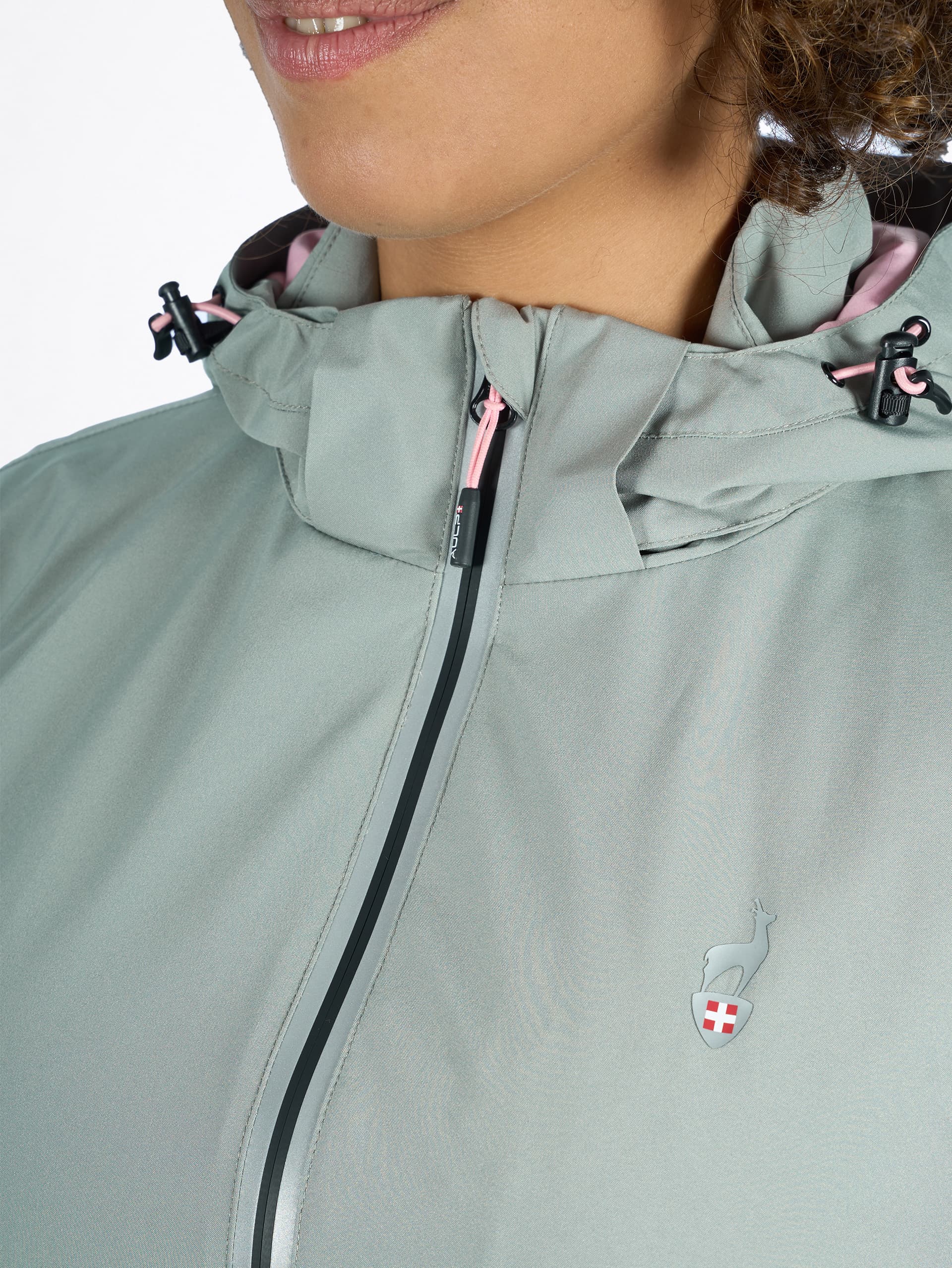 VESTE IMPERMEABLE FEMME ELYSE - LICHEN