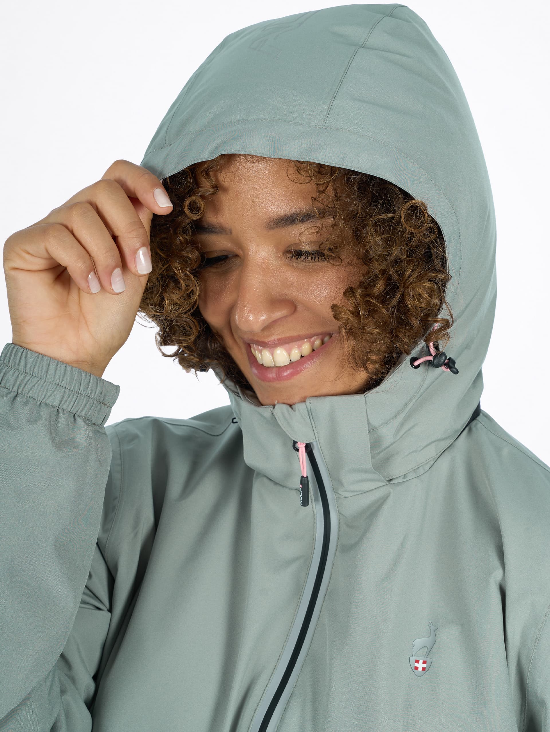 VESTE IMPERMEABLE FEMME ELYSE - LICHEN