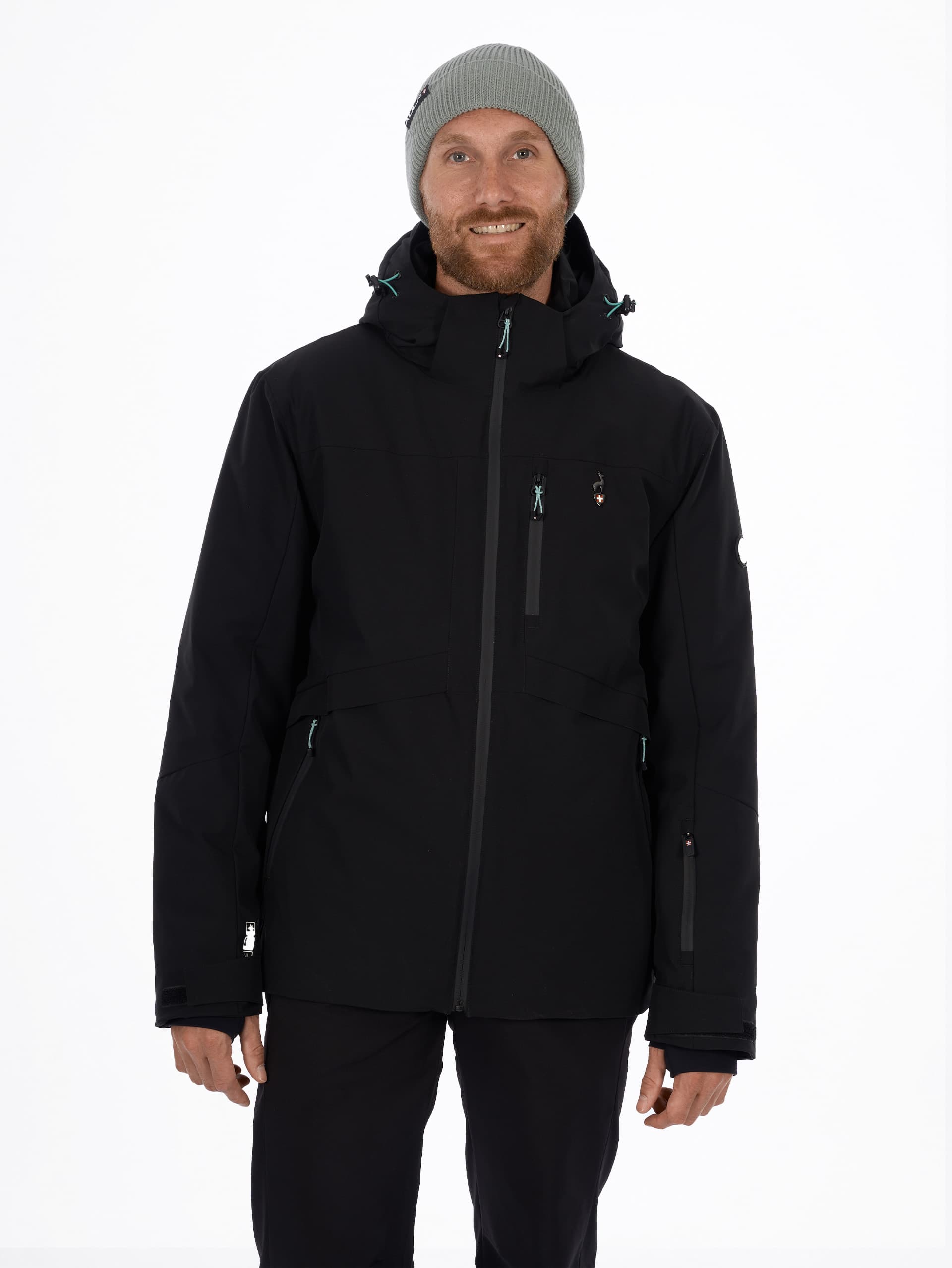VESTE DE SKI HOMME EMMET - BLACK