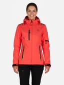 VESTE IMPERMEABLE FECLA CORAIL