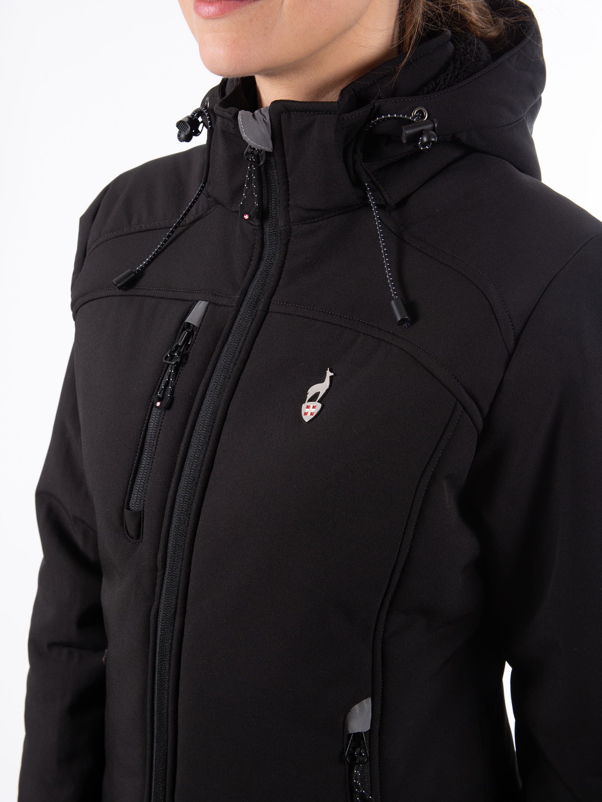 VESTE SOFTSHELL FEMME NALEG - BLACK 1