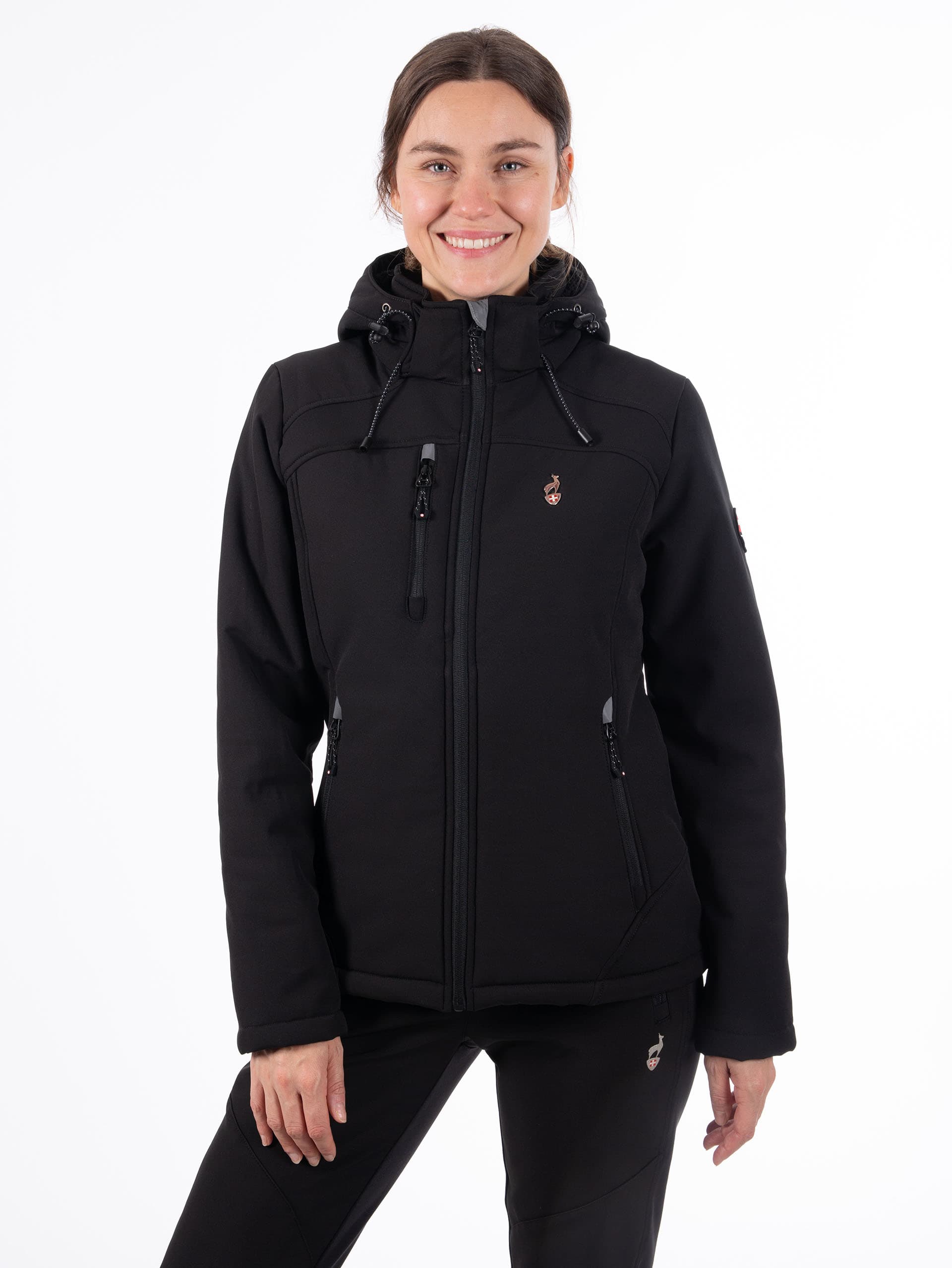 VESTE SOFTSHELL FEMME NALEG - BLACK 1