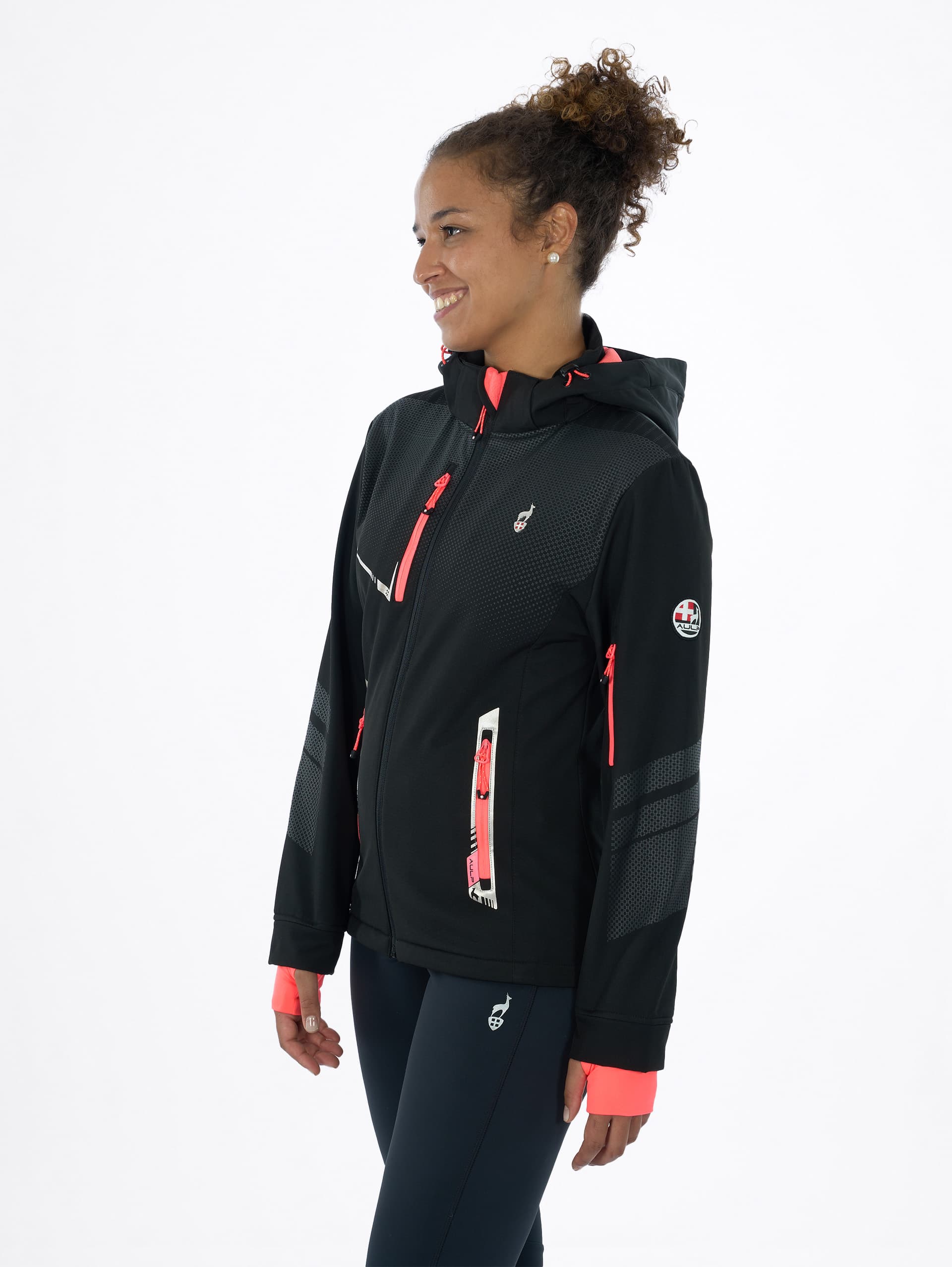 VESTE SOFTSHELL FEMME NELKA - BLACK