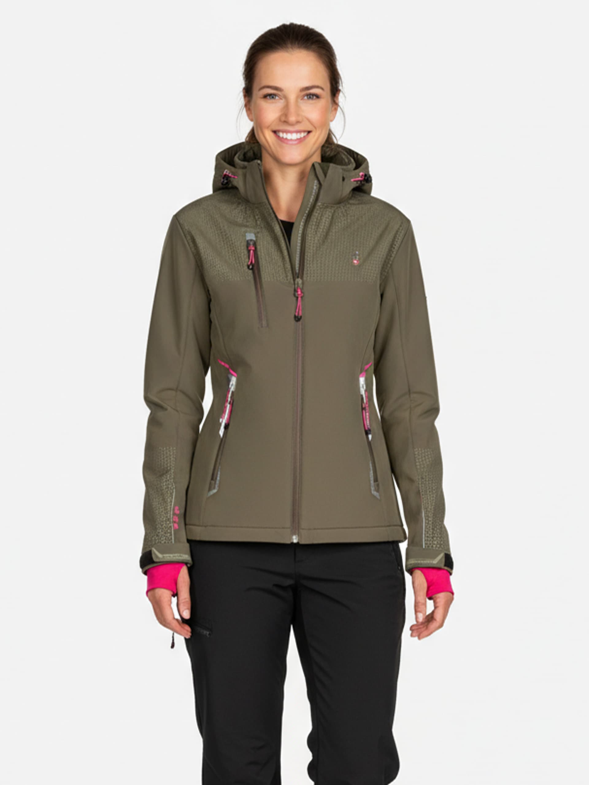 VESTE SOFTSHELL RIVVA - KAKI