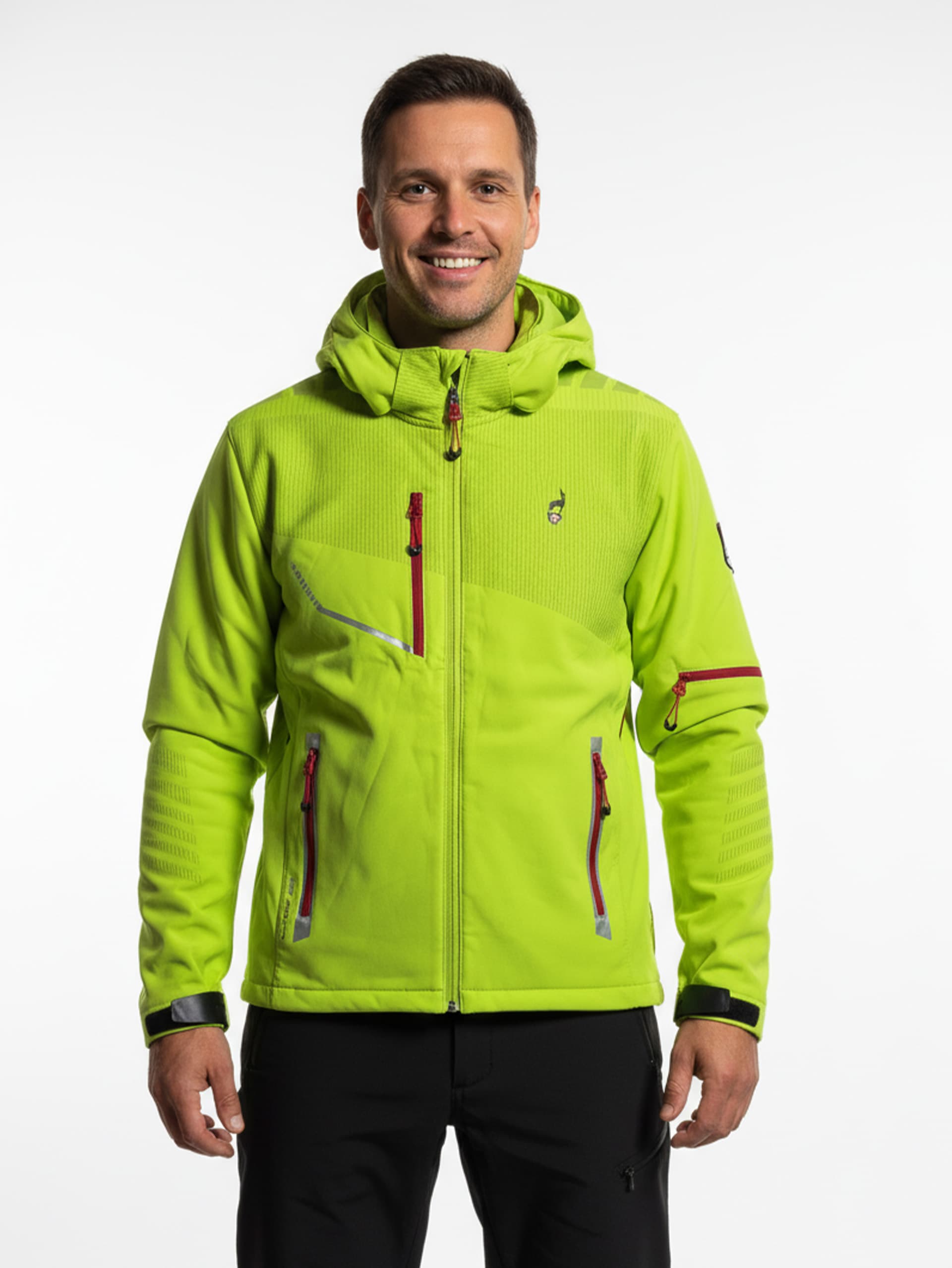 VESTE SOFTSHELL VERIE - LIME
