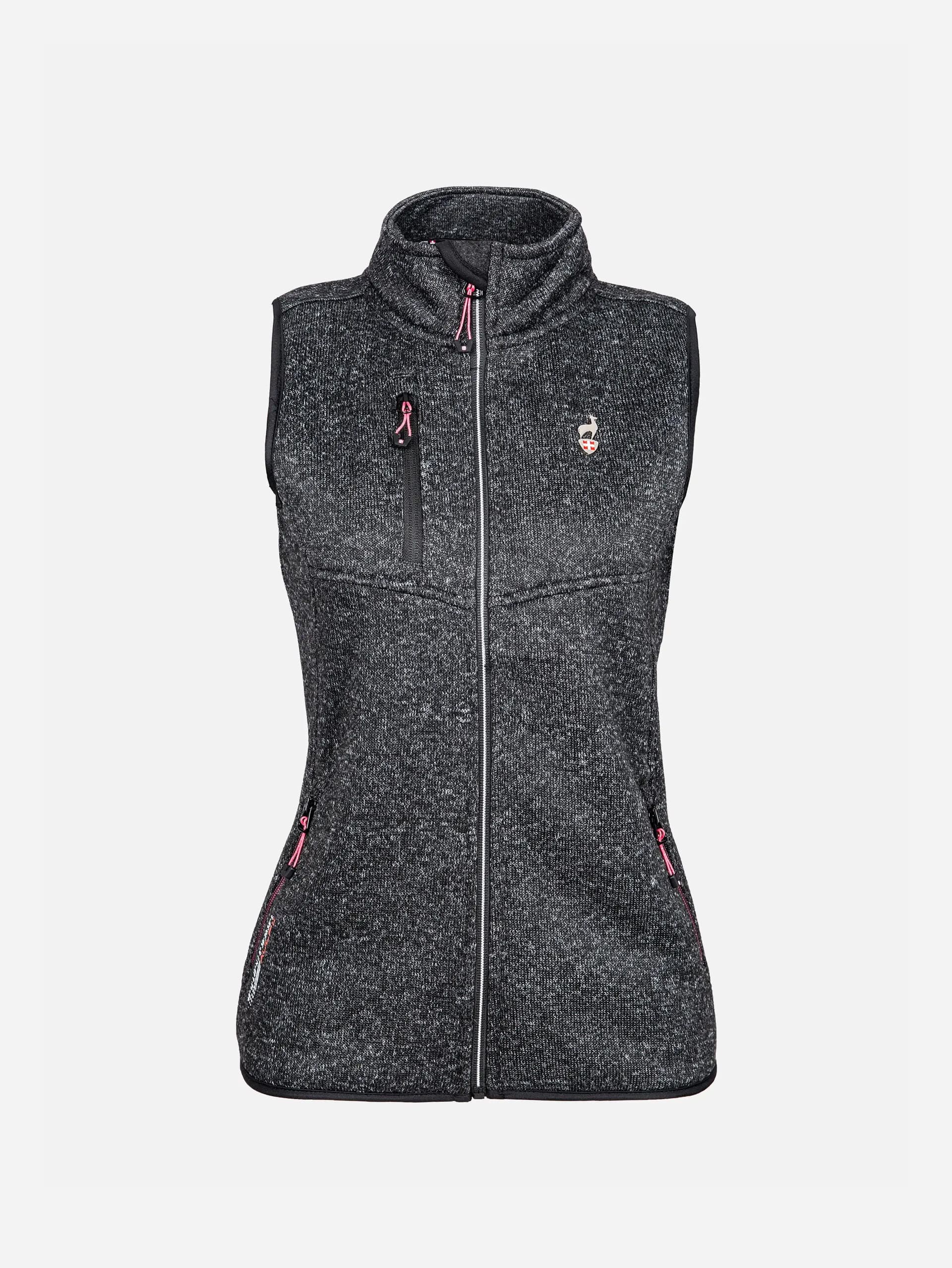 VESTE SANS MANCHES RAVEL - BLACK