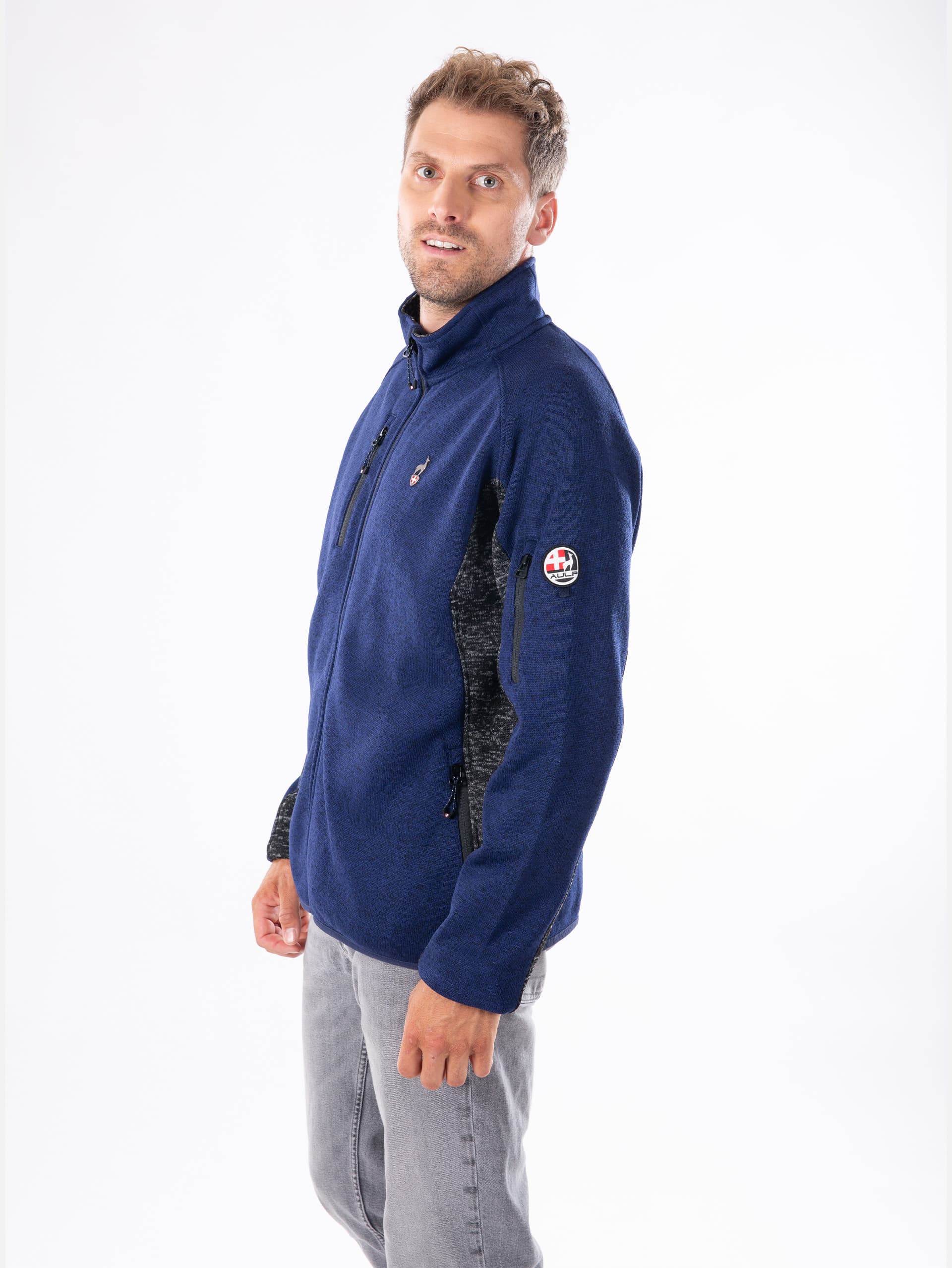 Veste maille chinée RIKKO | Aulp
