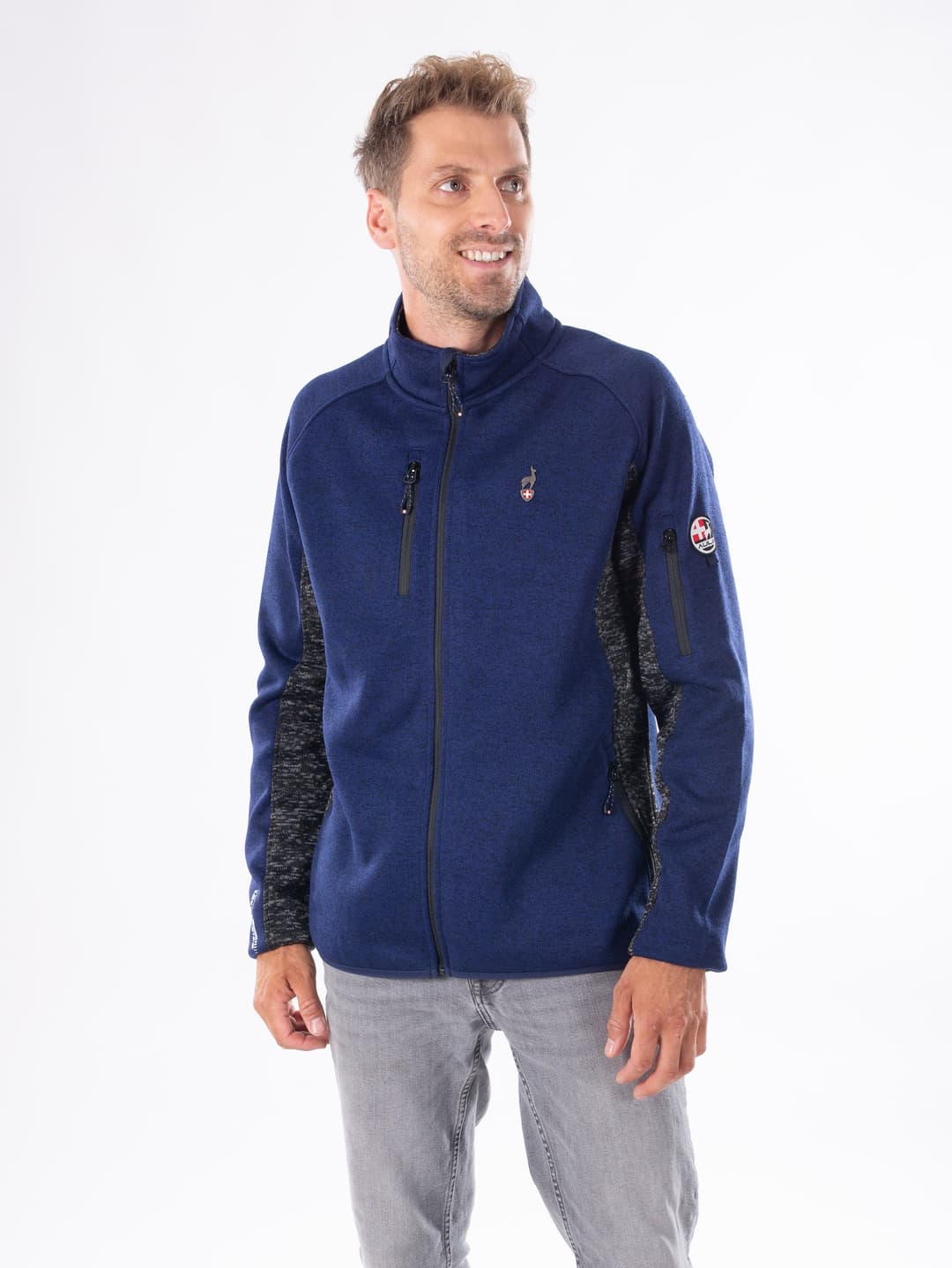 Veste maille chinée RIKKO | Aulp