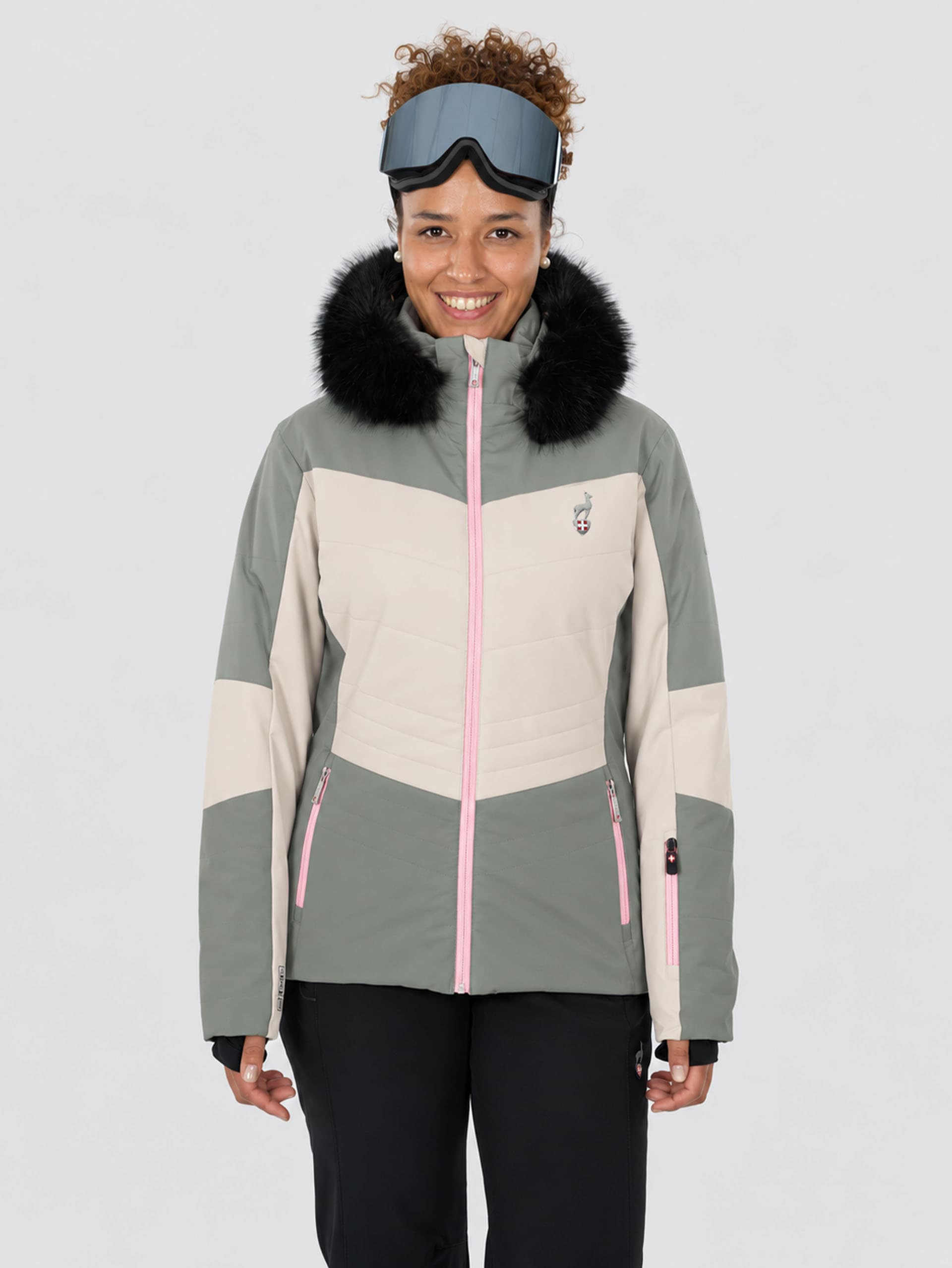 SANDI SKI JACKET - LICHEN